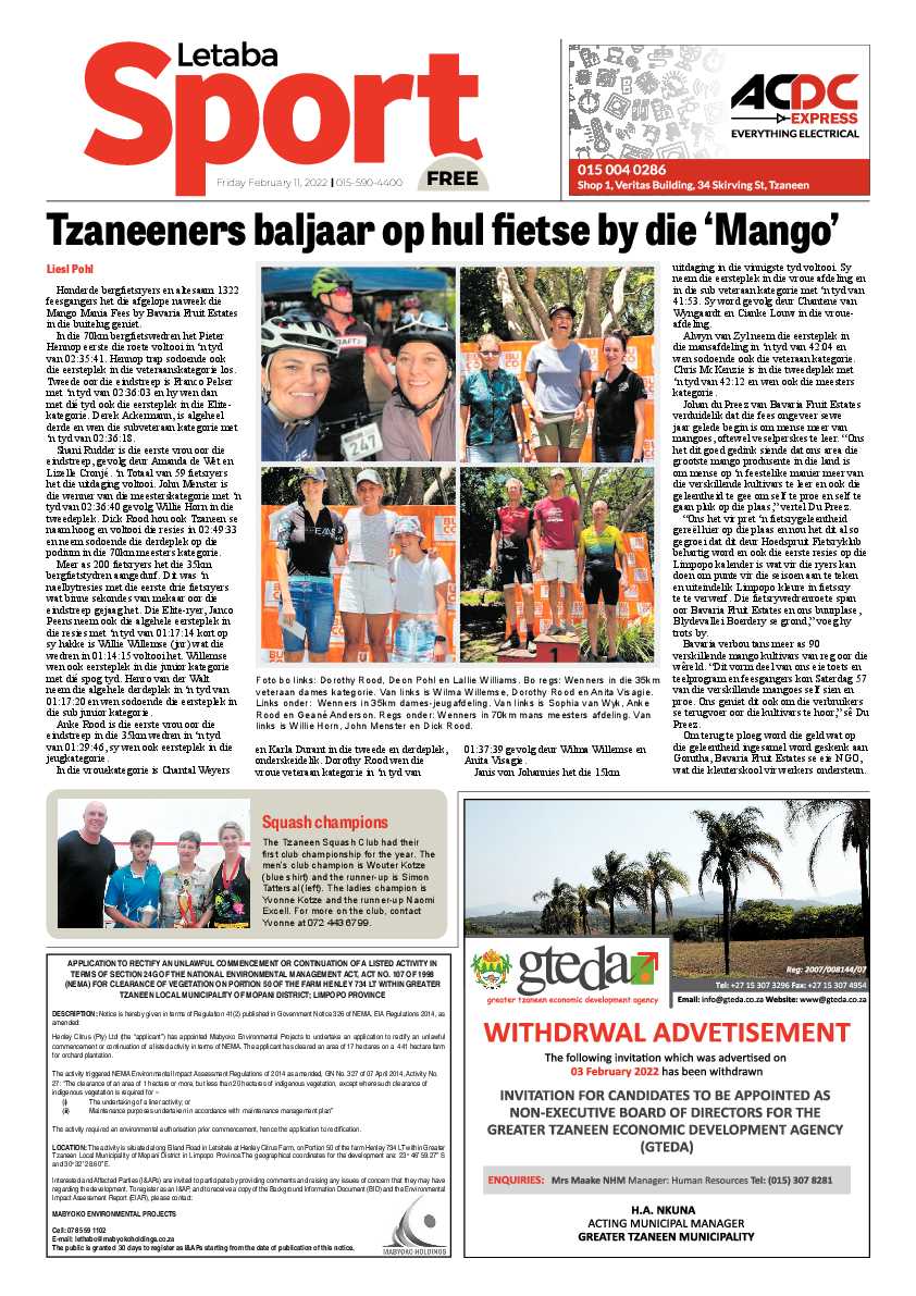 Letaba Herald 11 Feb 2022 page 12