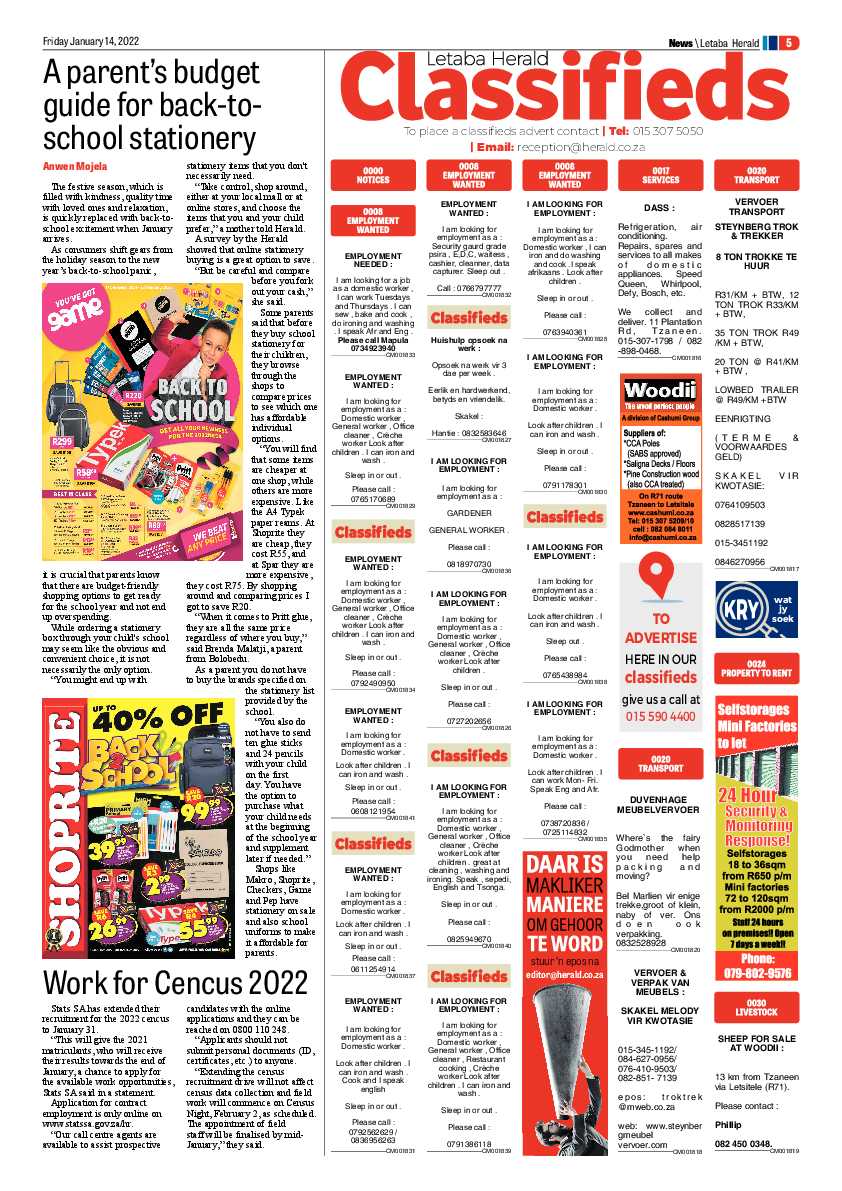Letaba Herald 14 Jan 2022 page 13
