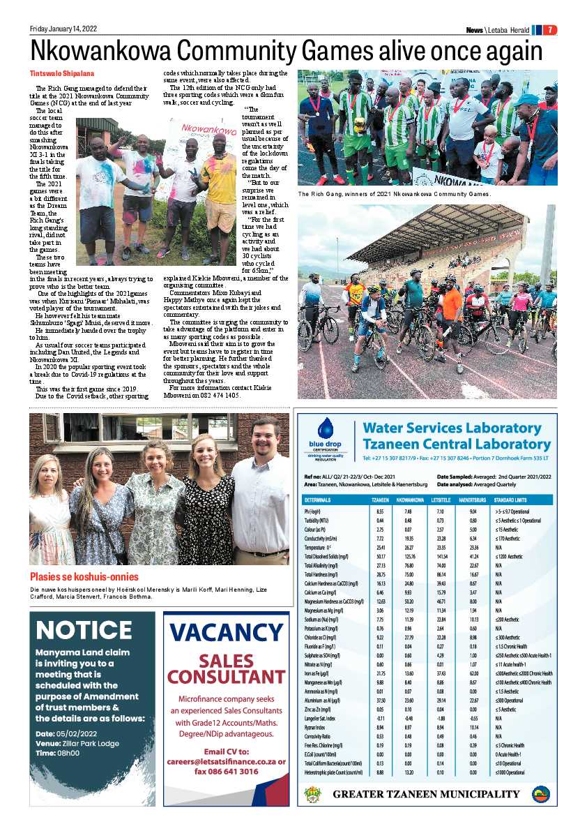 Letaba Herald 14 Jan 2022 page 15