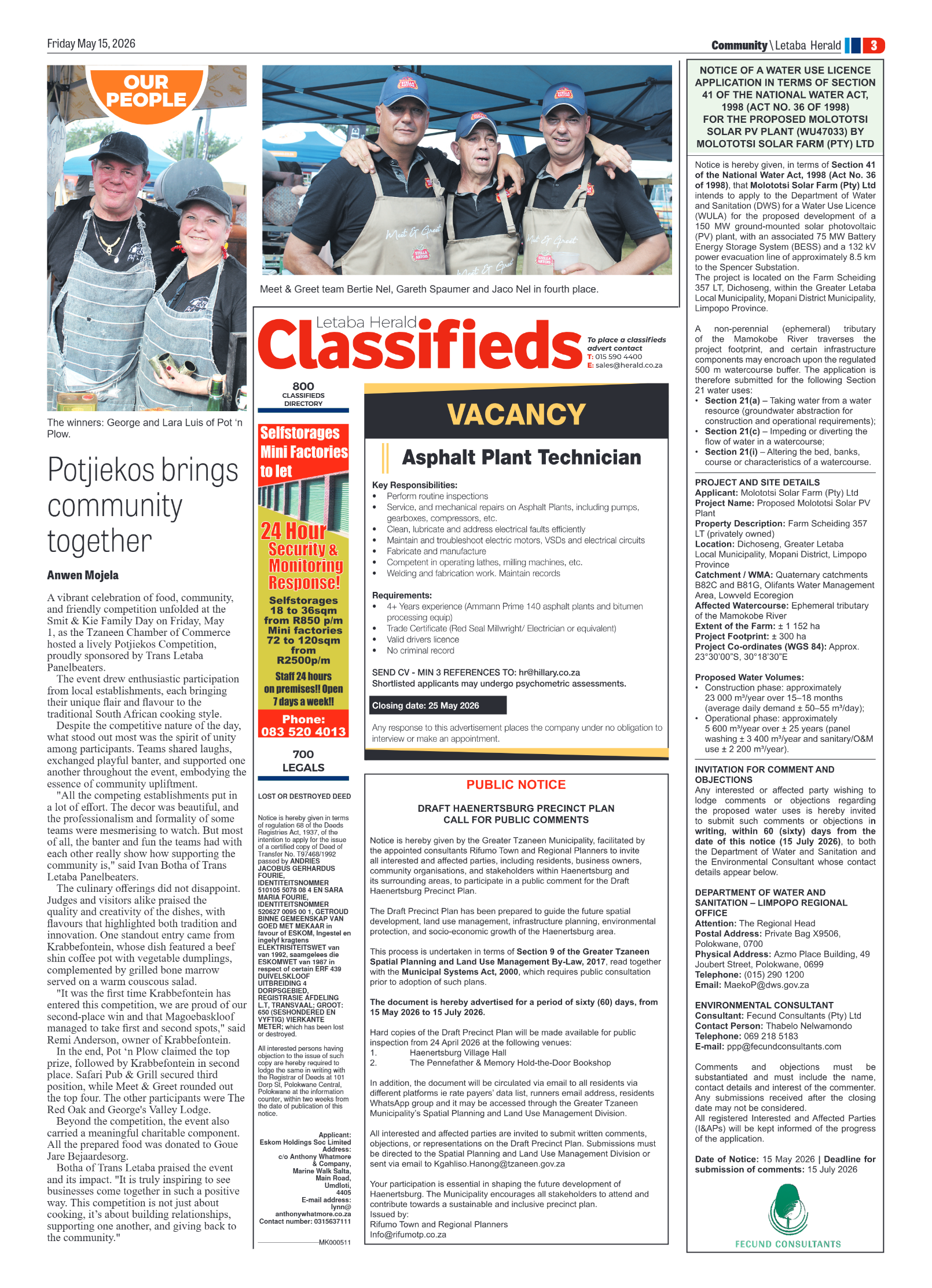 Letaba Herald 15 May 2026 page 7