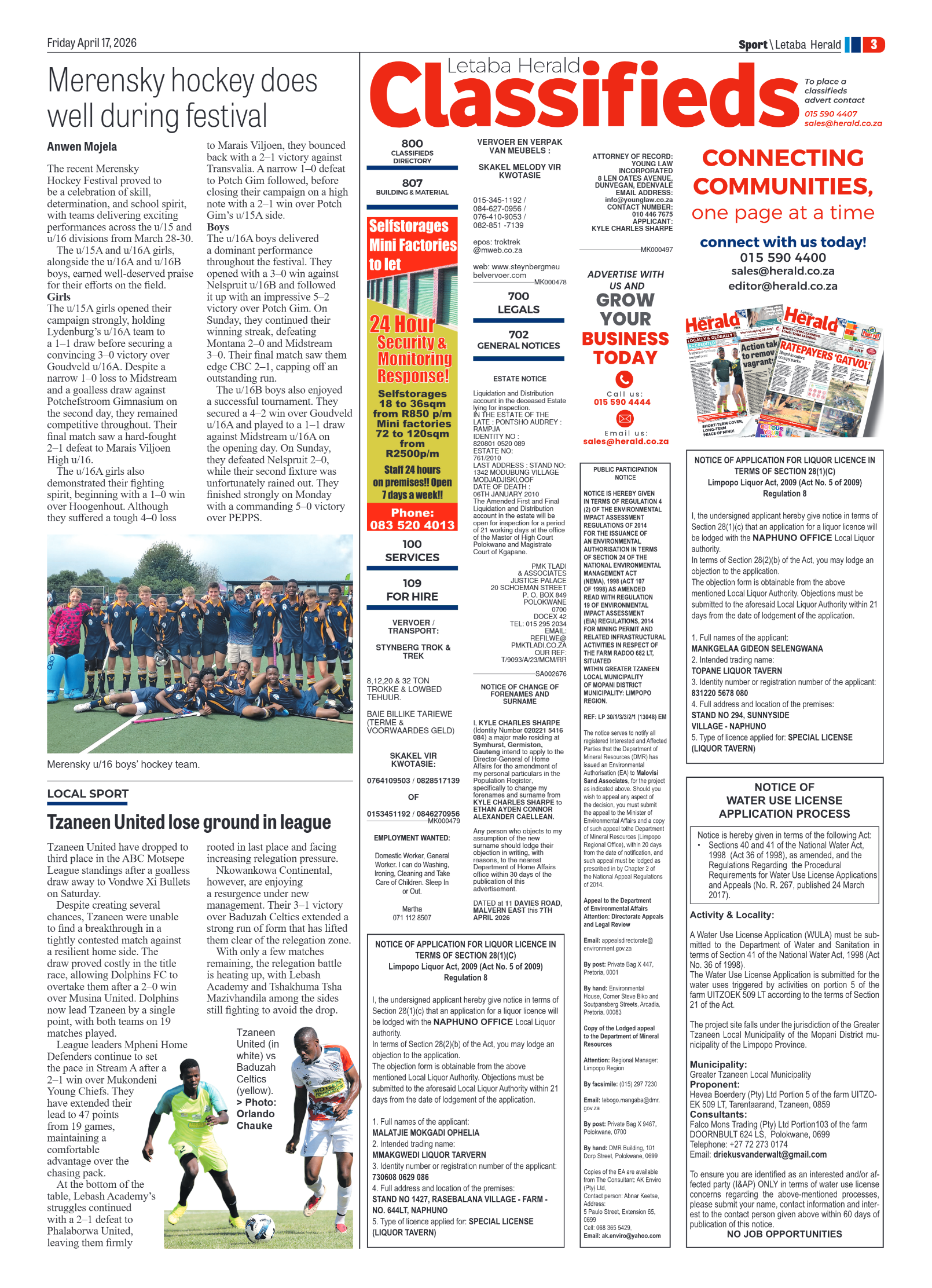 Letaba Herald 17 April 2026 page 7