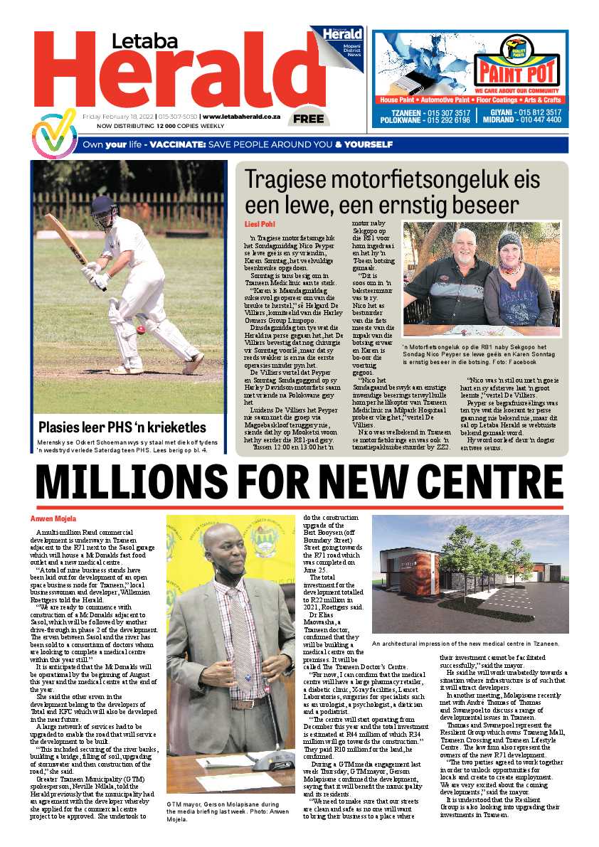 Letaba Herald 18 Feb 2022 page 1