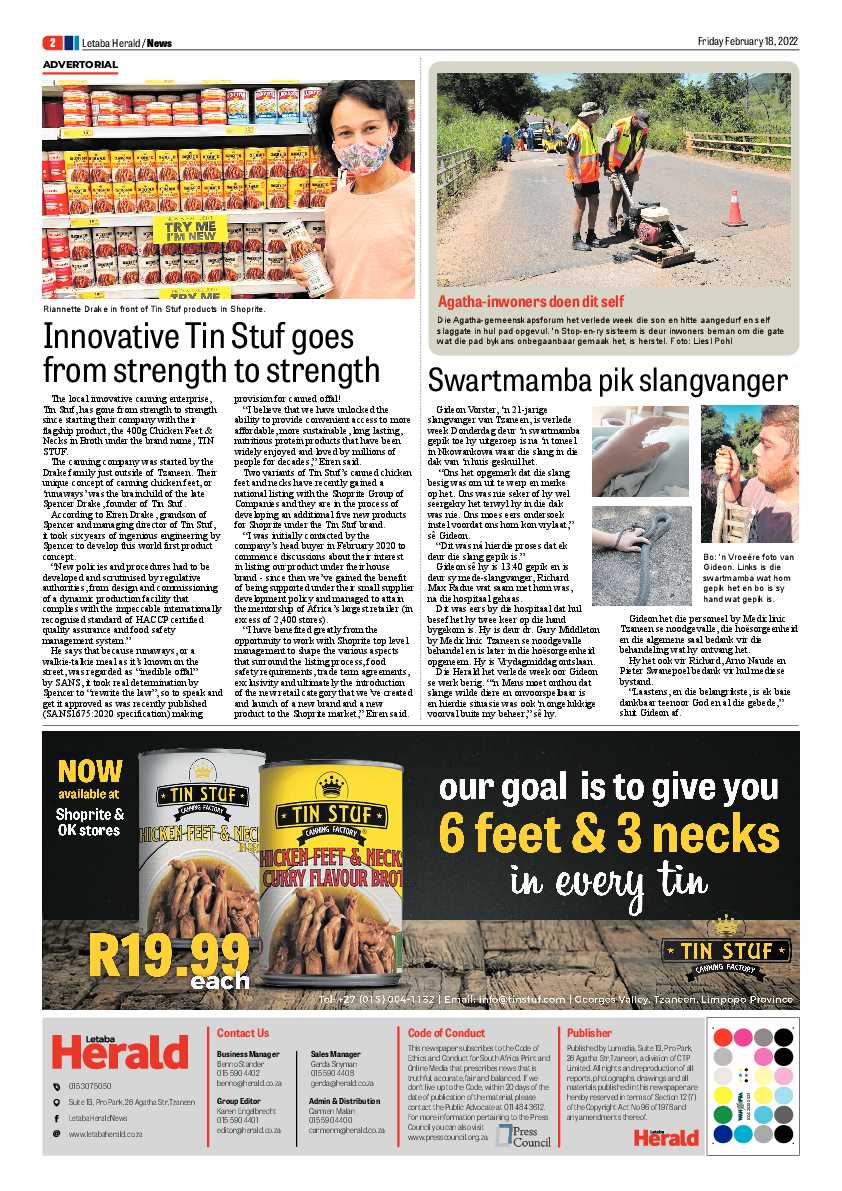 Letaba Herald 18 Feb 2022 page 2