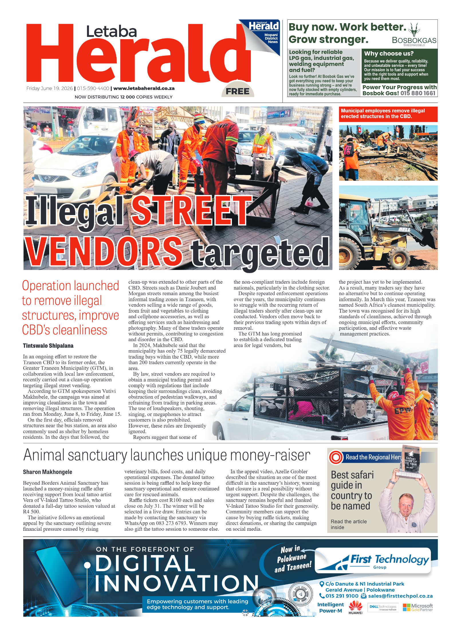 Letaba Herald 19 June 2026 page 1