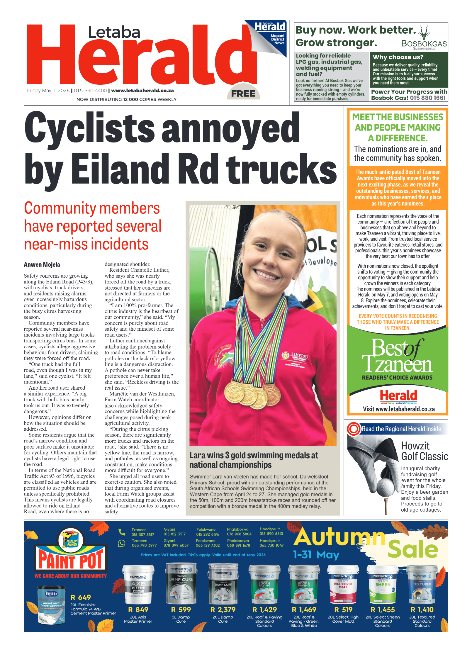 Letaba Herald 1 May 2026 page 1
