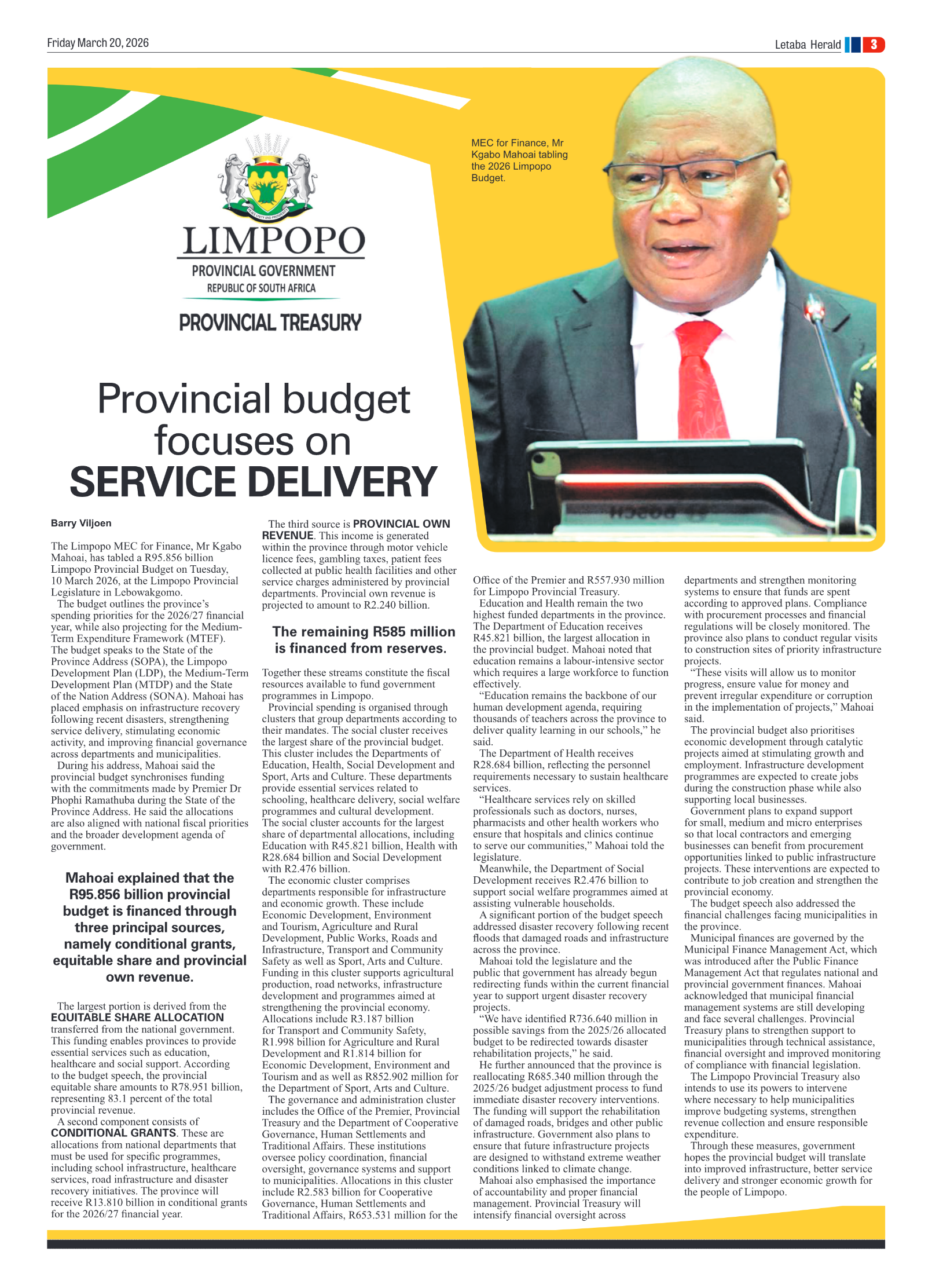 Letaba Herald 20 March 2026 page 7