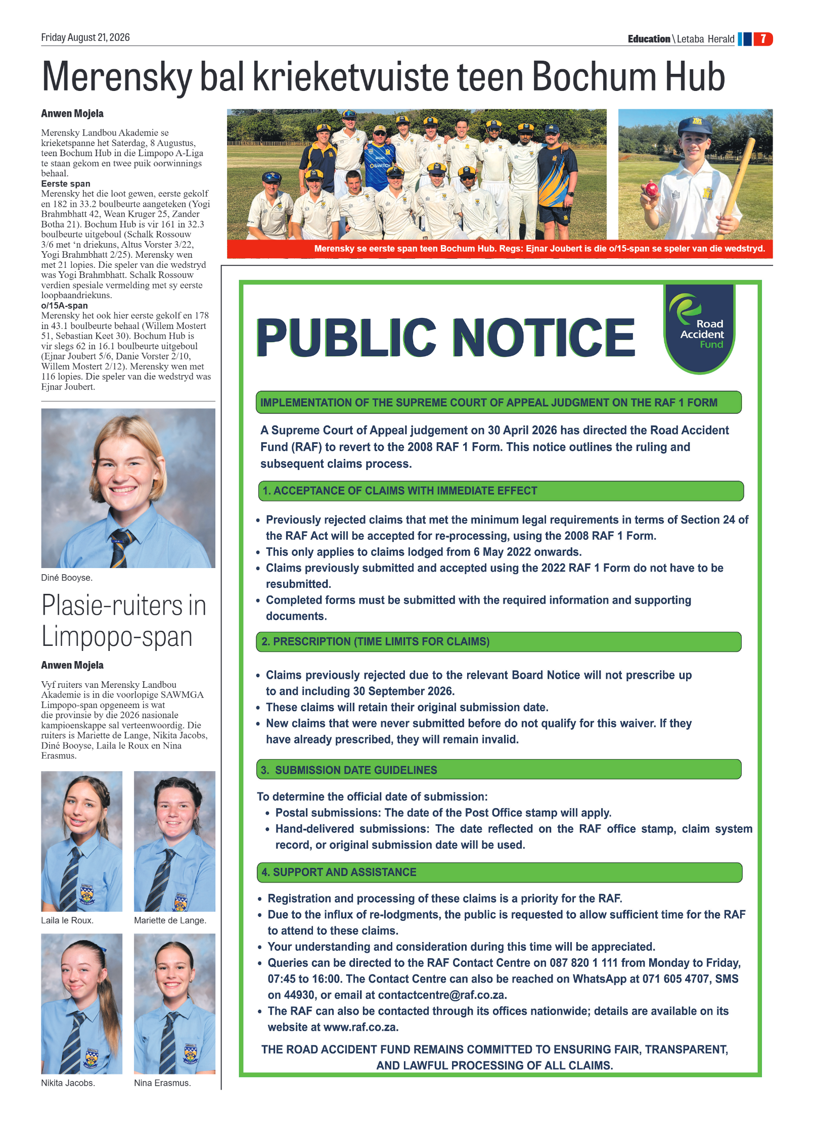 Letaba Herald 21 August 2026 page 11