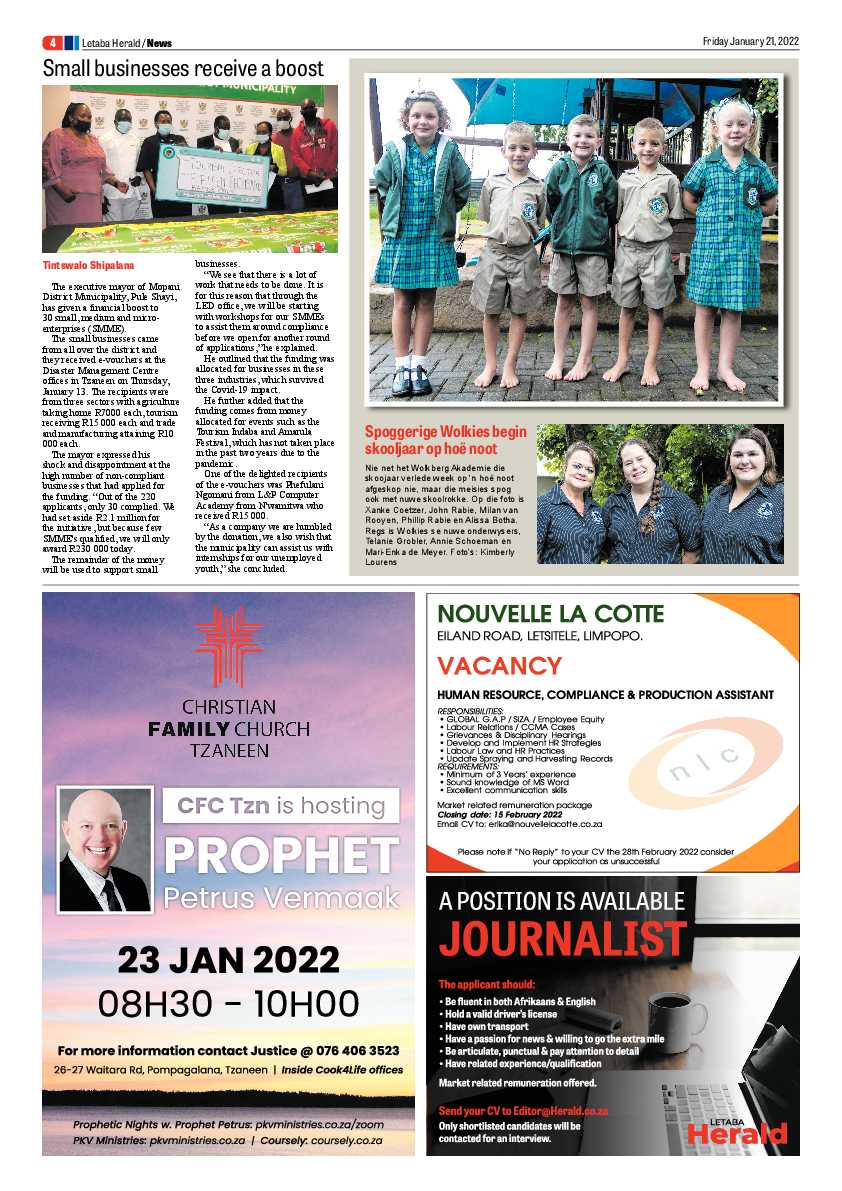 Letaba Herald 21 Jan 2022 page 4