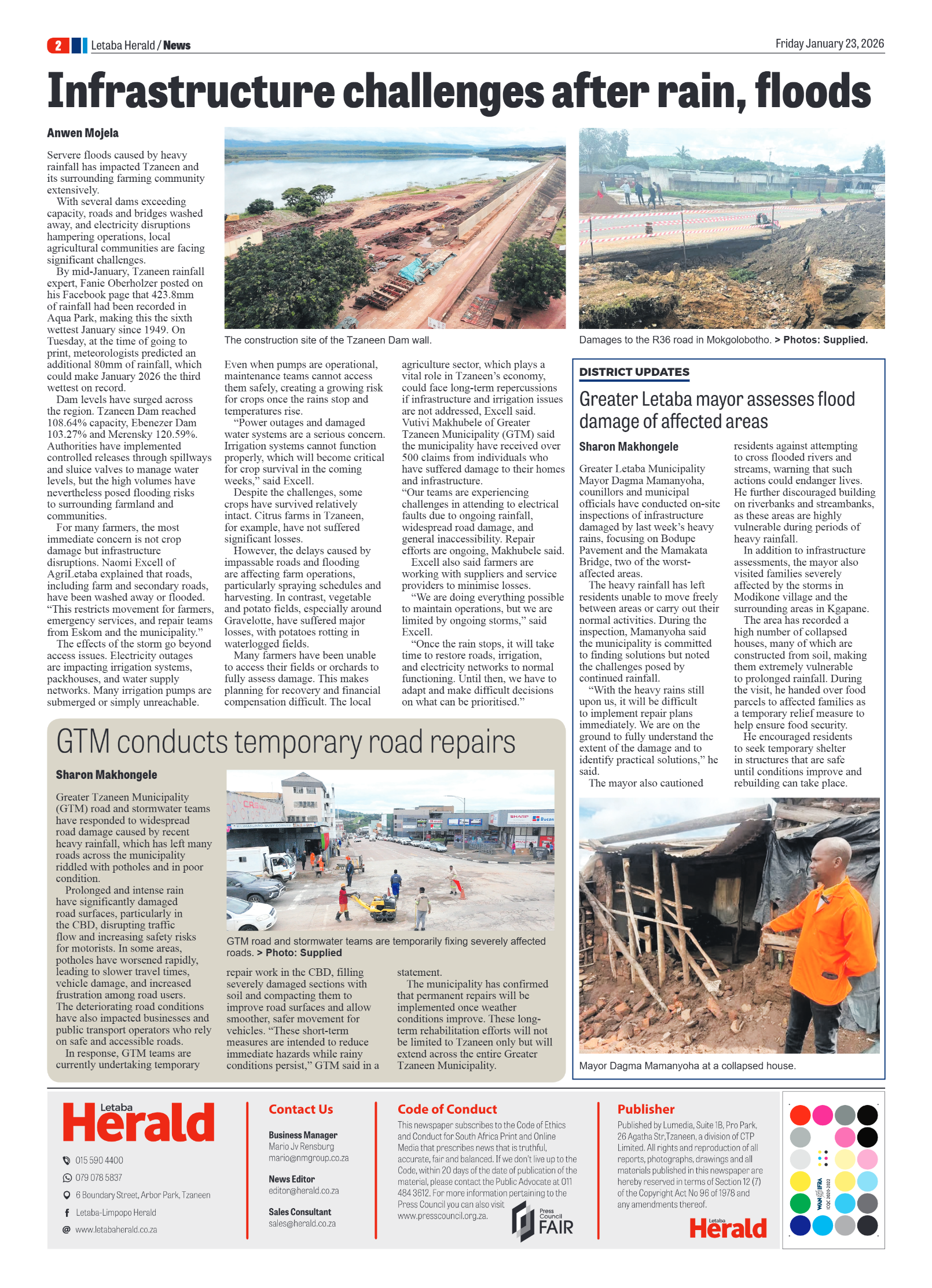 Letaba Herald 23 Jan 2026 page 2