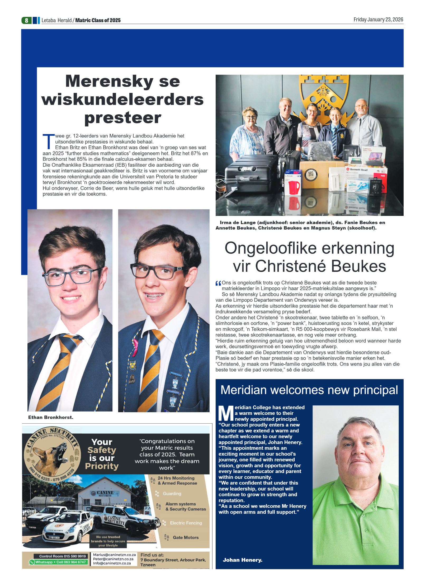 Letaba Herald 23 Jan 2026 page 8
