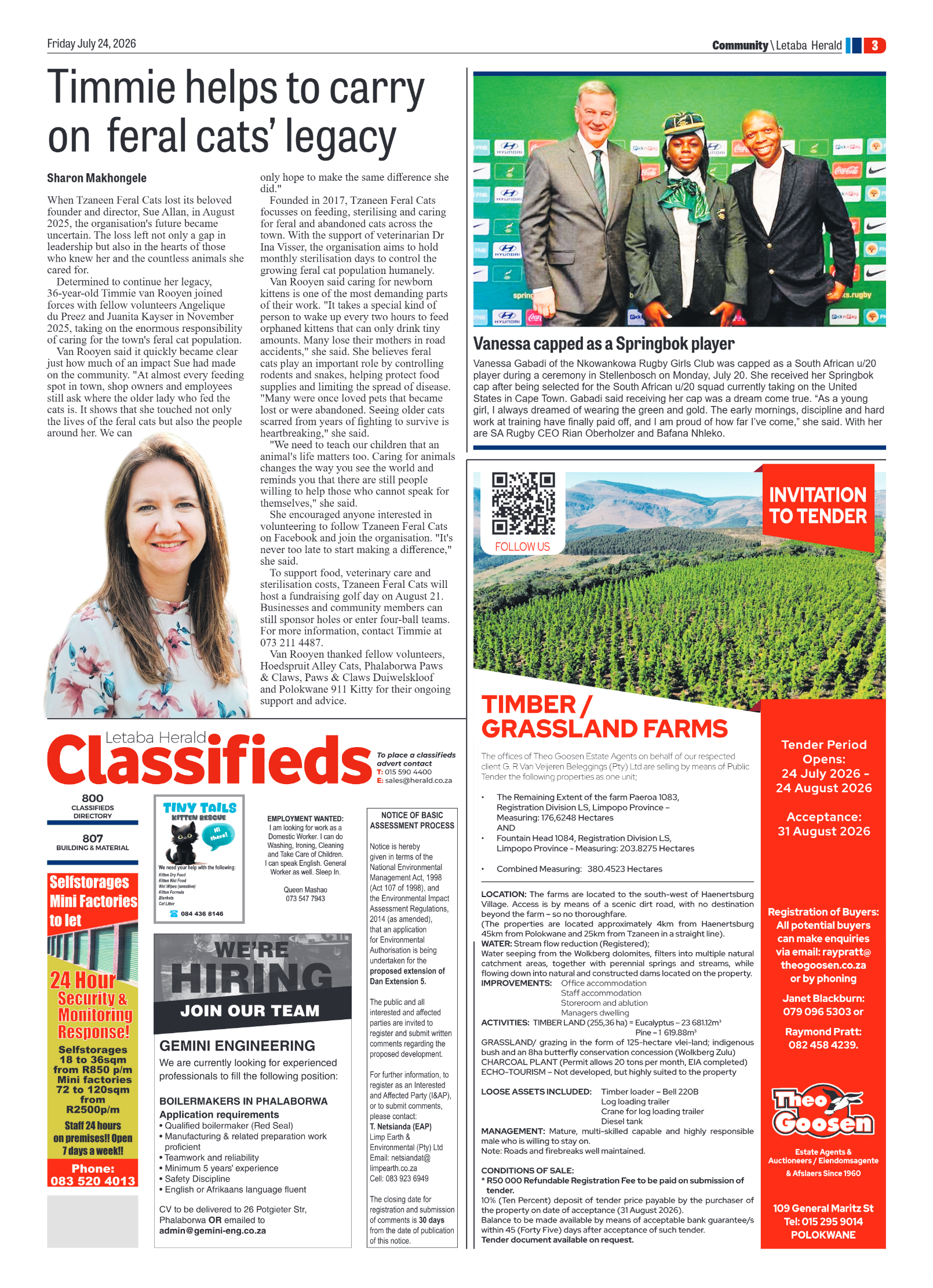 Letaba Herald 24 July 2026 page 11