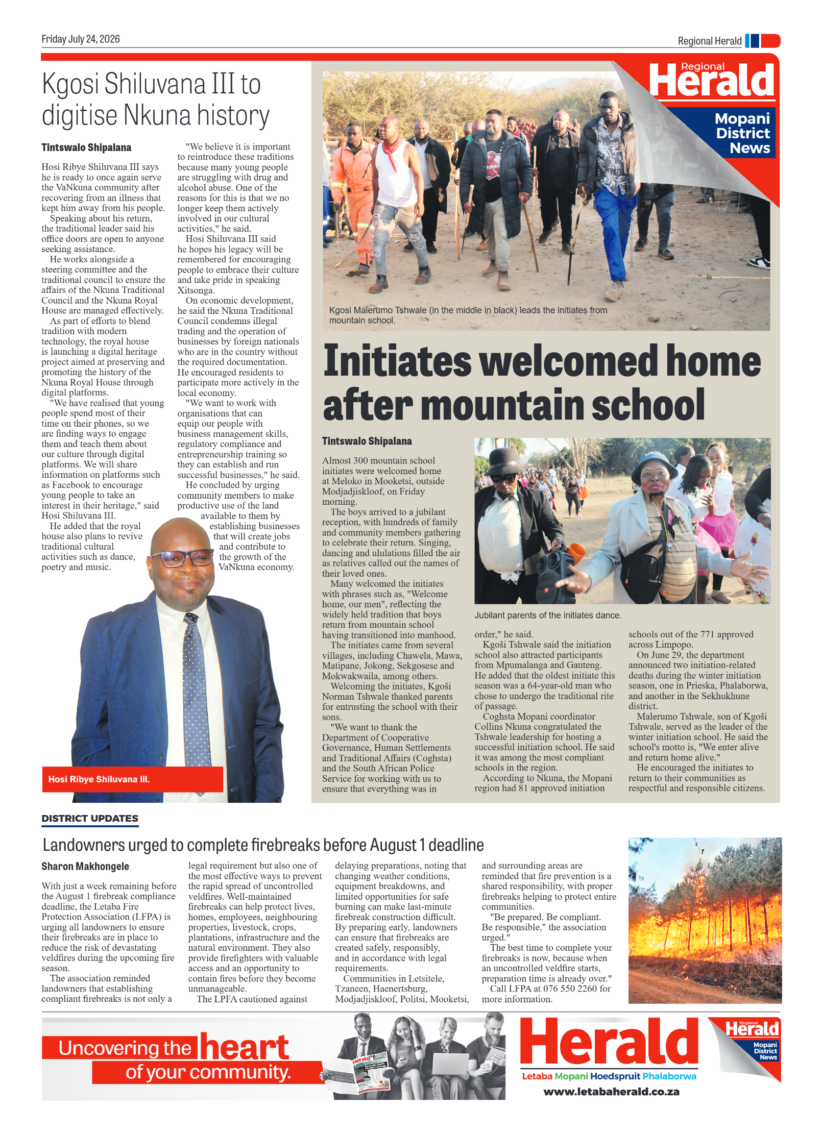 Letaba Herald 24 July 2026 page 3