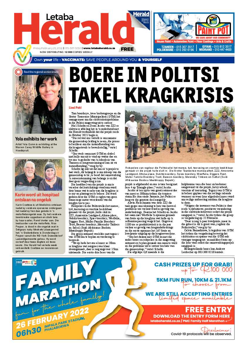 Letaba Herald 25 Feb 2022 page 1
