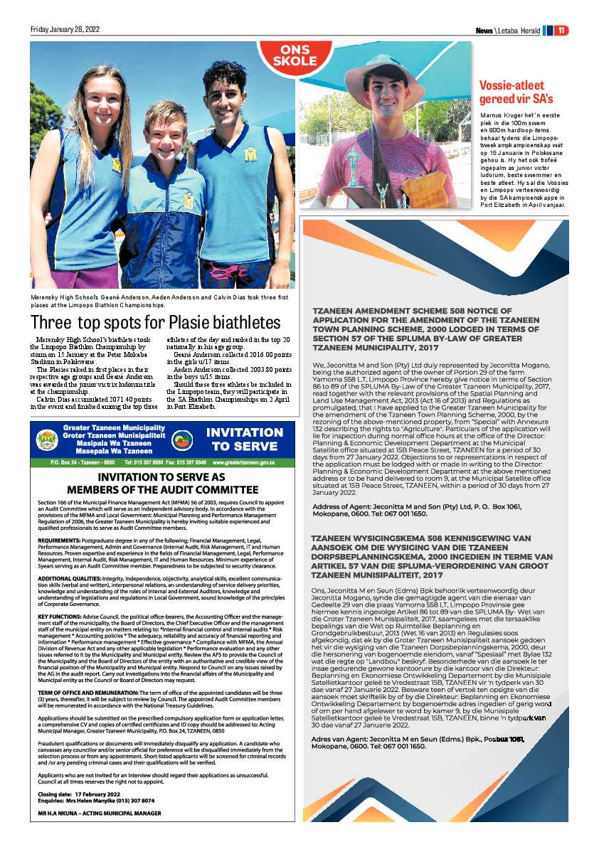 Letaba Herald 28 Jan 2022 page 19