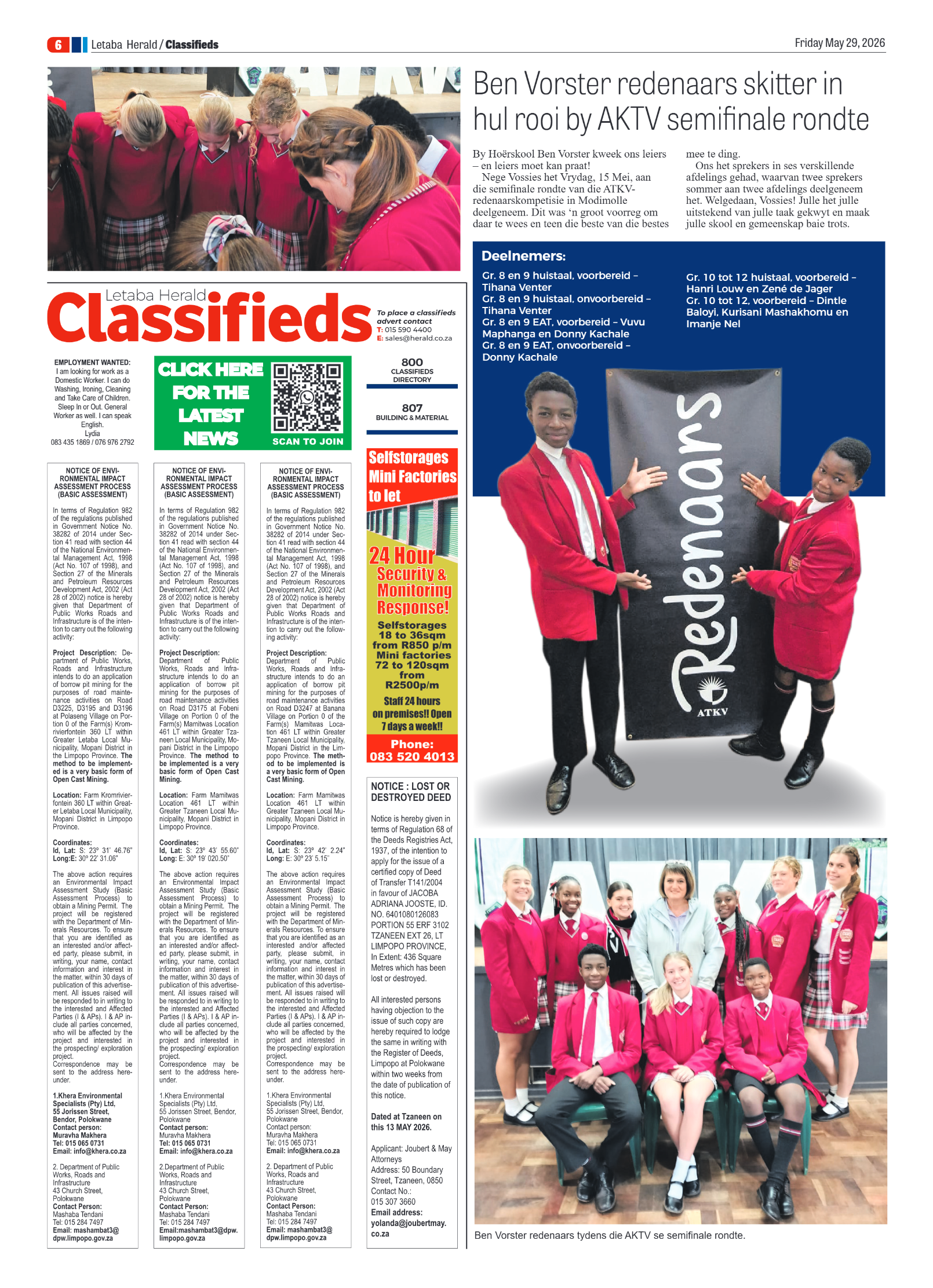 Letaba Herald 29 May 2026 page 10