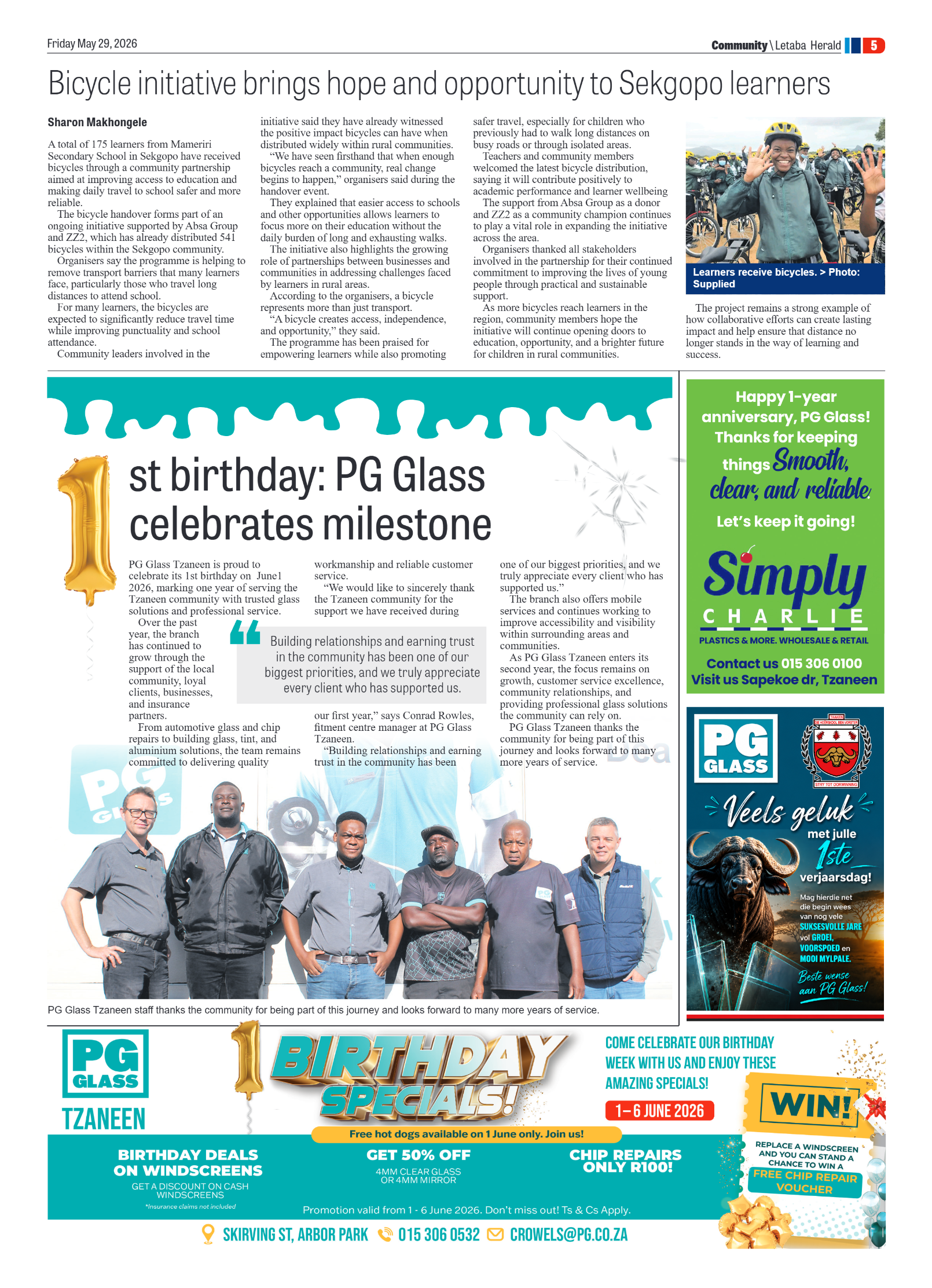 Letaba Herald 29 May 2026 page 9