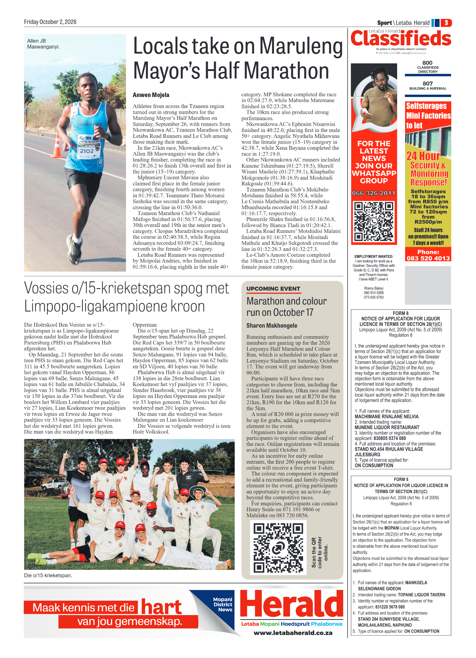 Letaba Herald 2 October 2026 page 7