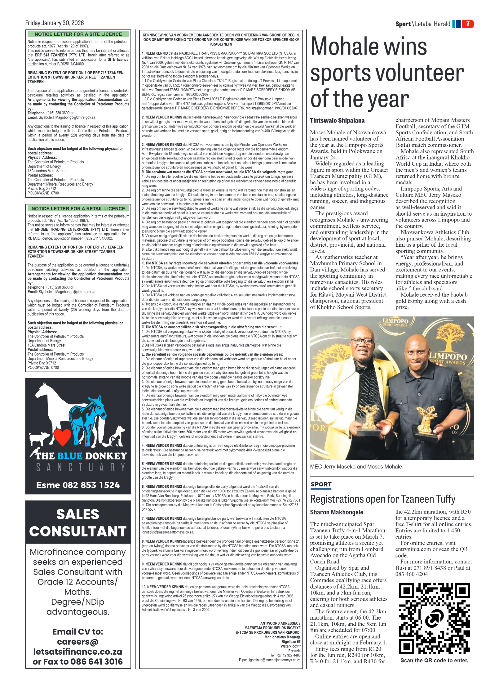 Letaba Herald 30 Jan 2026 page 11