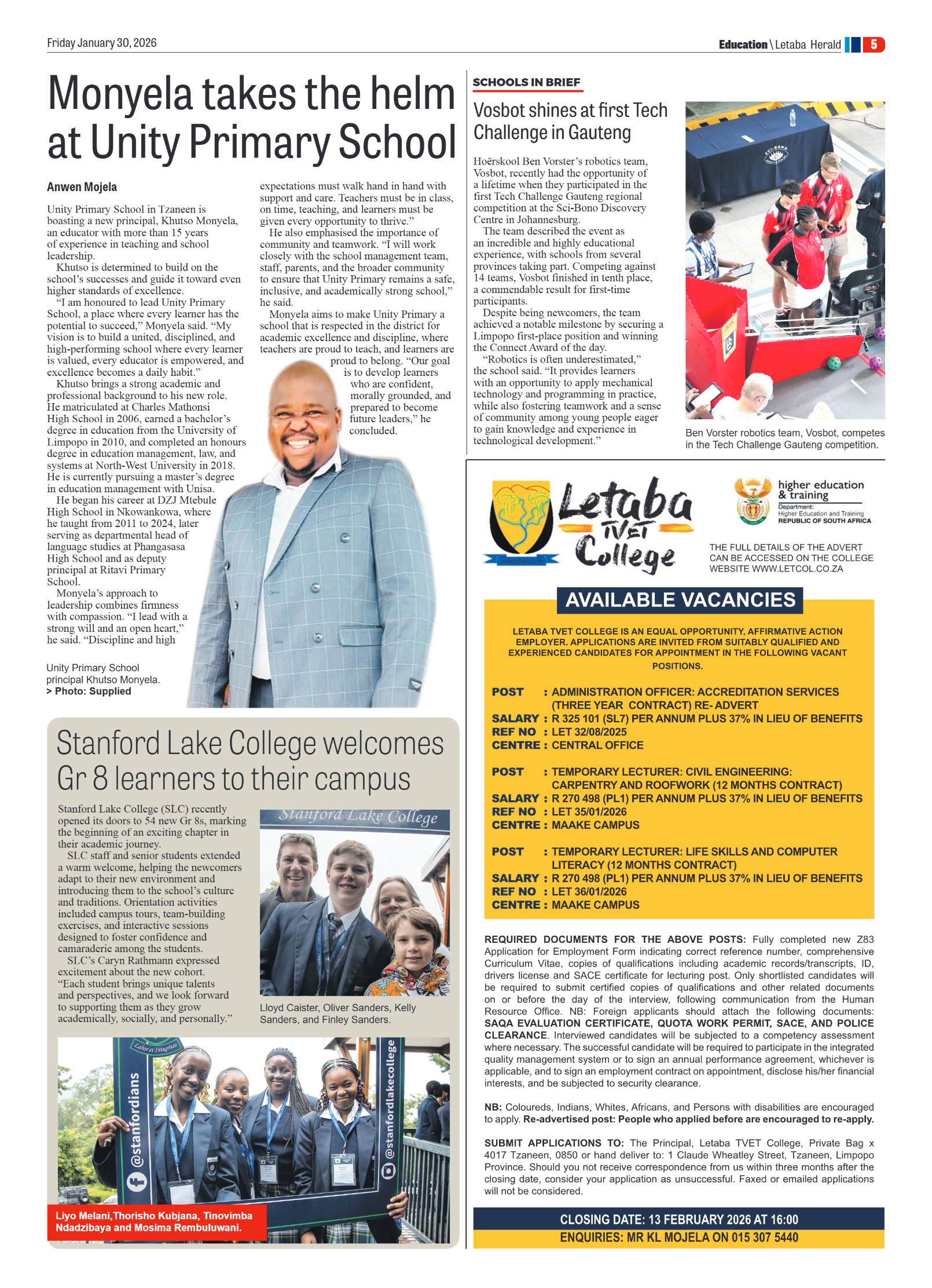 Letaba Herald 30 Jan 2026 page 9