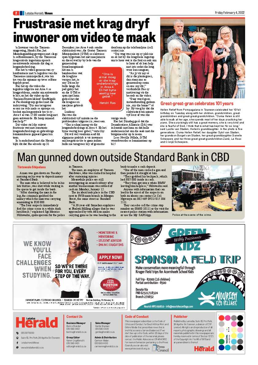 Letaba Herald 4 Feb 2022 page 2