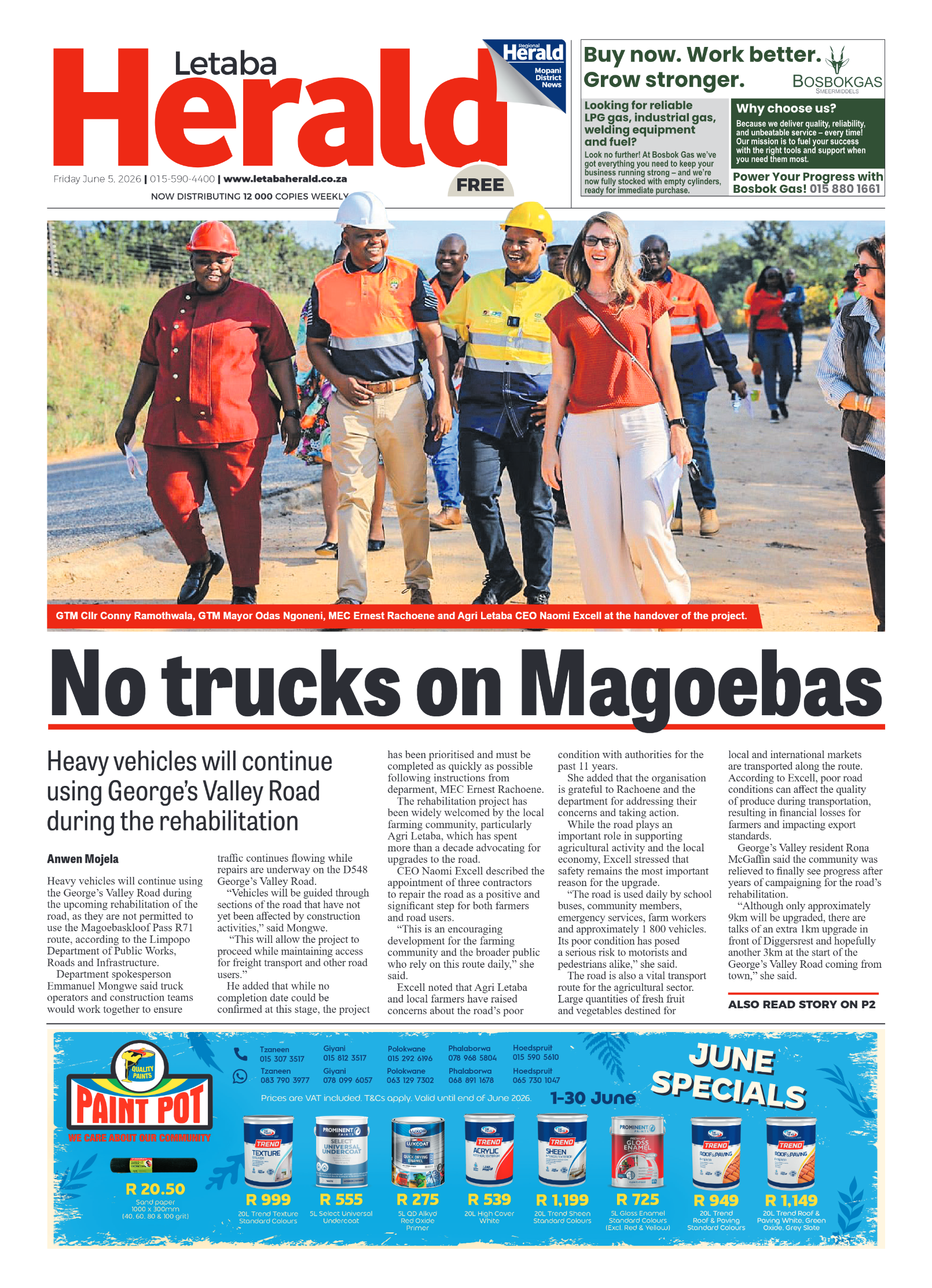 Letaba Herald 5 June 2026 page 1