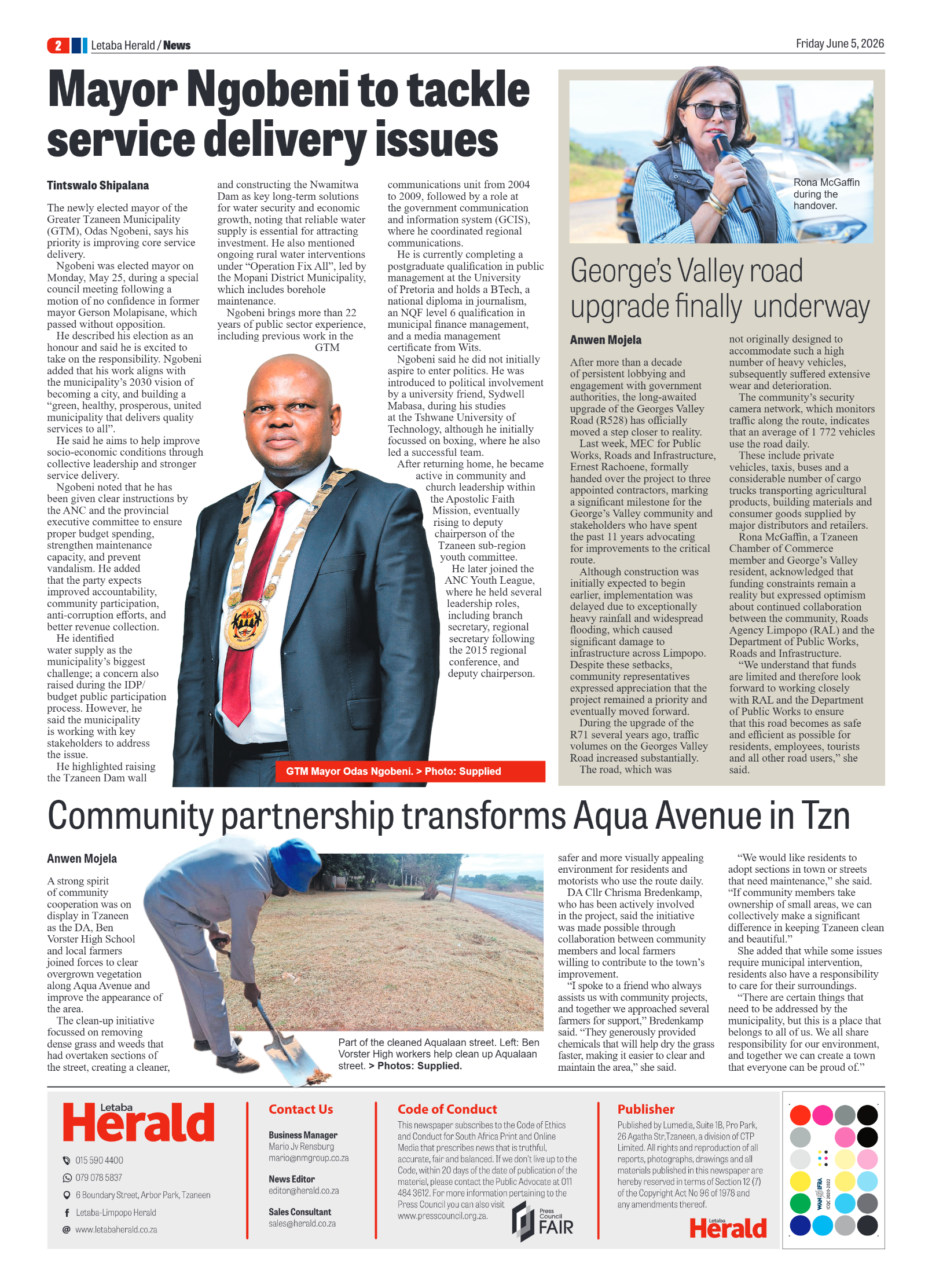 Letaba Herald 5 June 2026 page 2