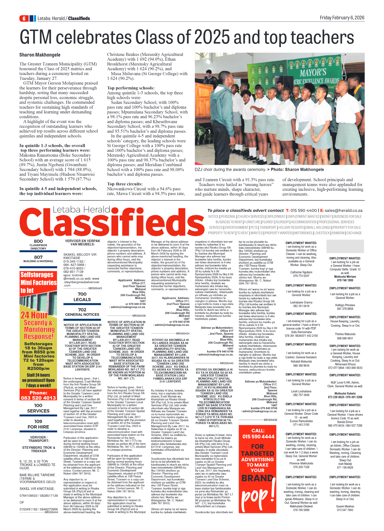 Letaba Herald 6 Feb 2026 page 10