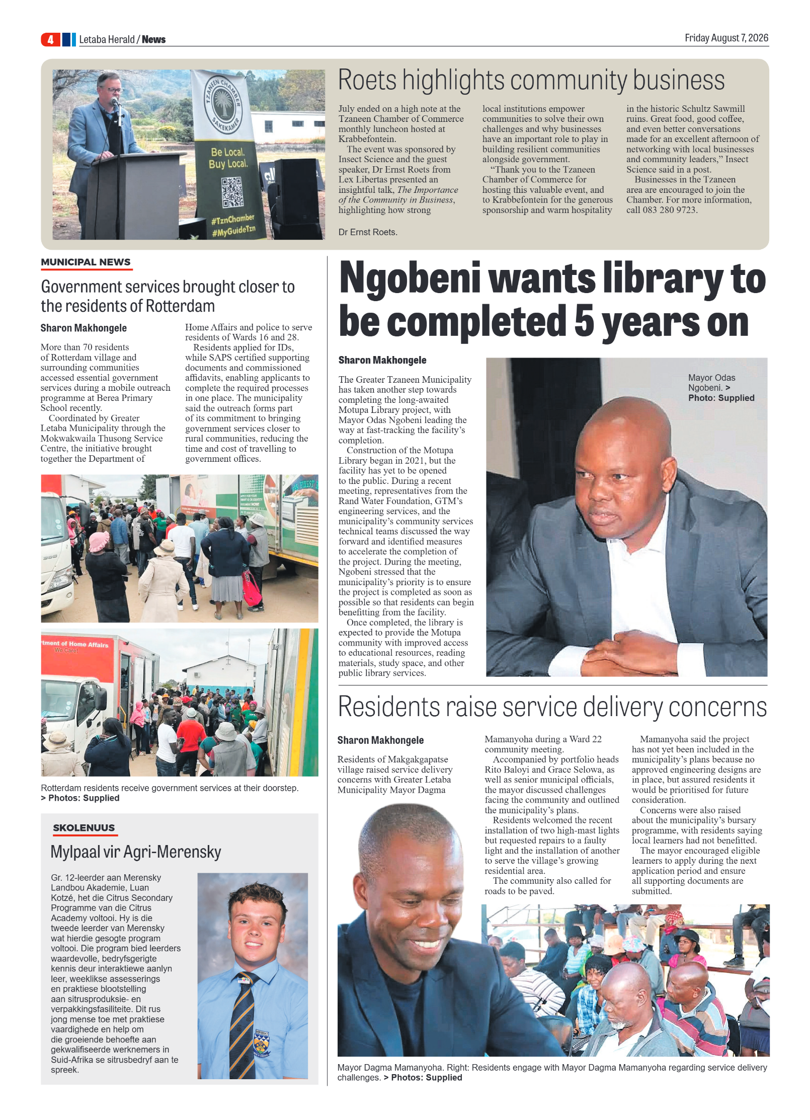Letaba Herald 7 August 2026 page 4