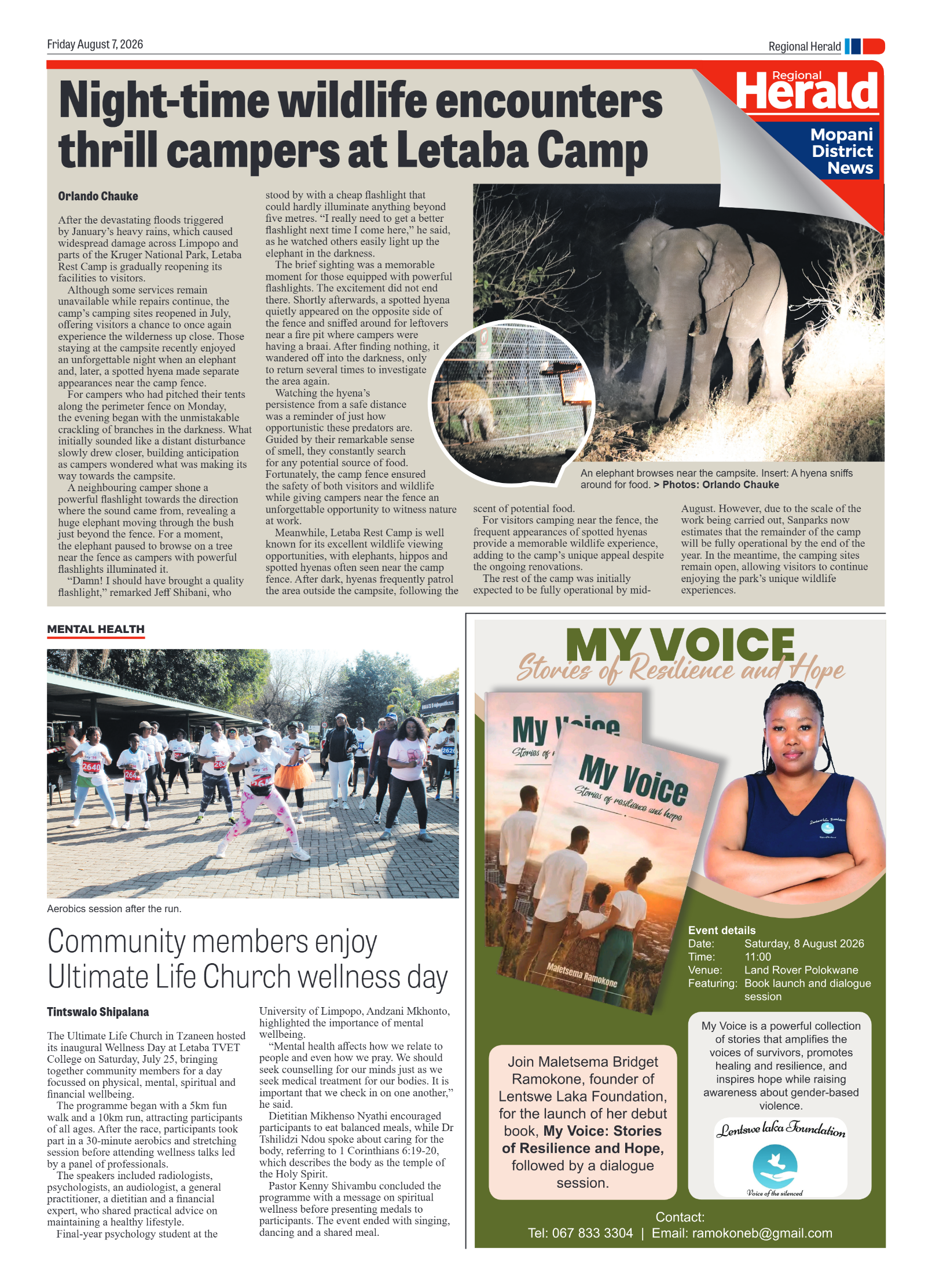 Letaba Herald 7 August 2026 page 5
