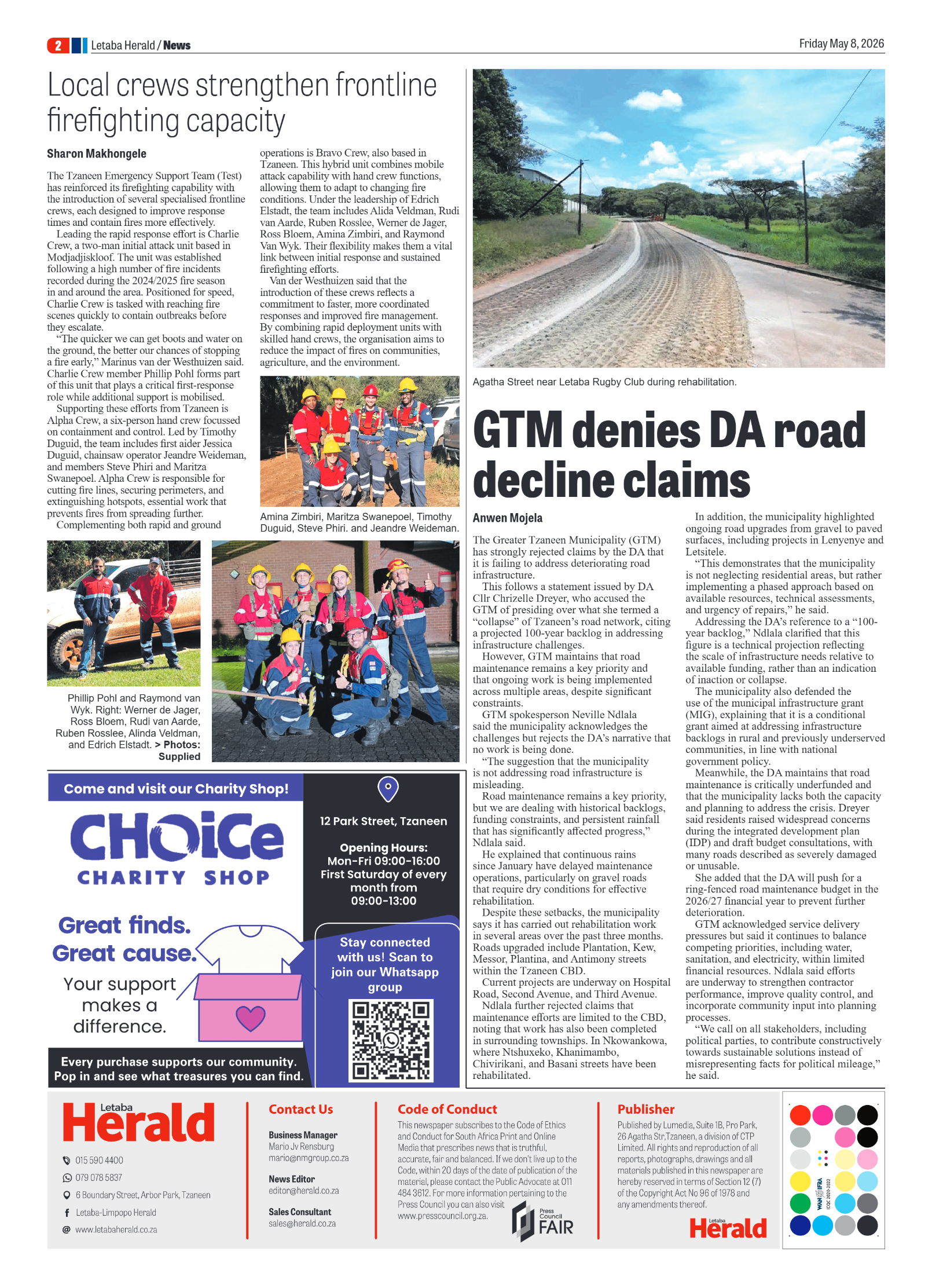 Letaba Herald 8 May 2026 page 2