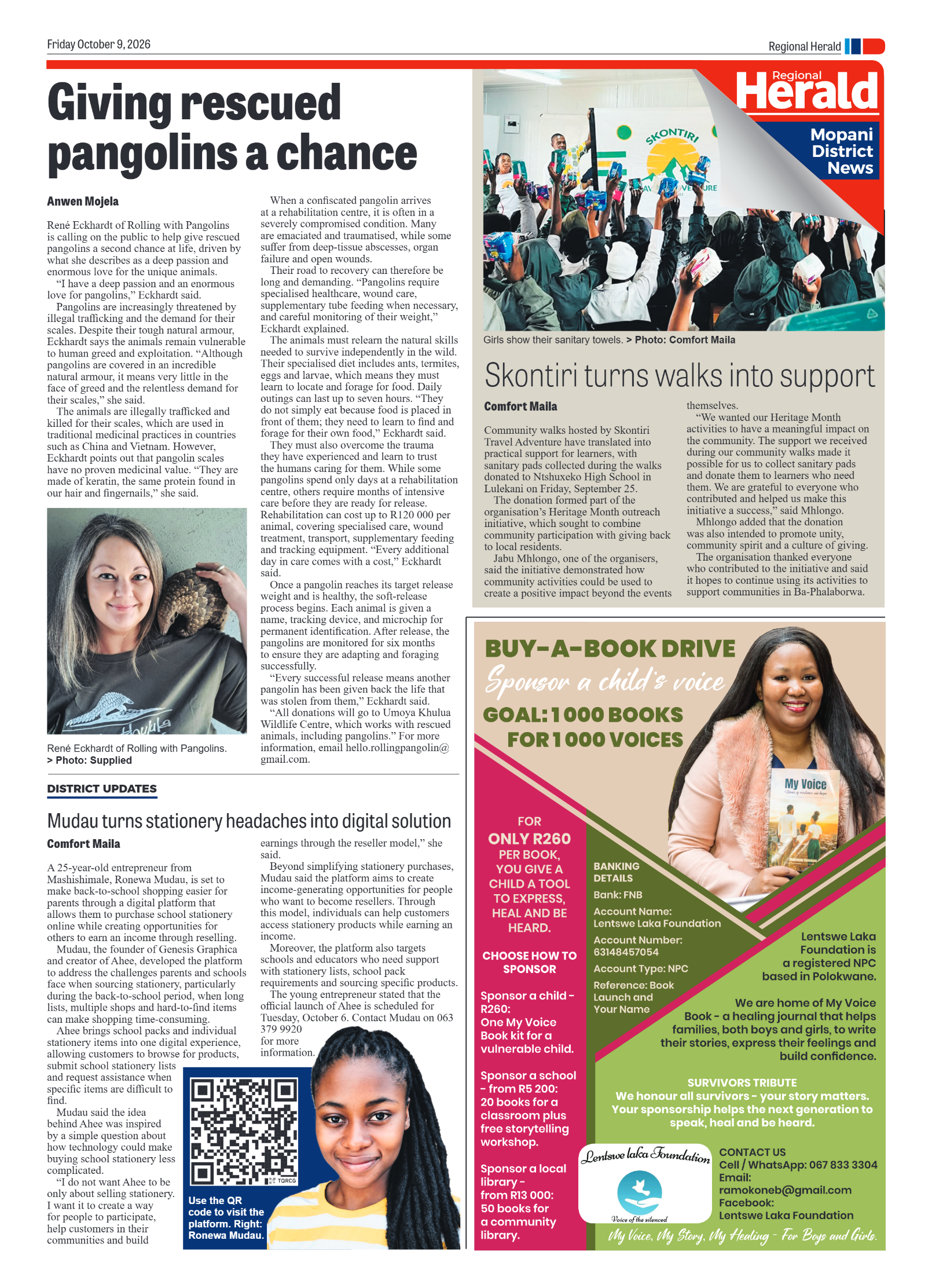 Letaba Herald 9 October 2026 page 3