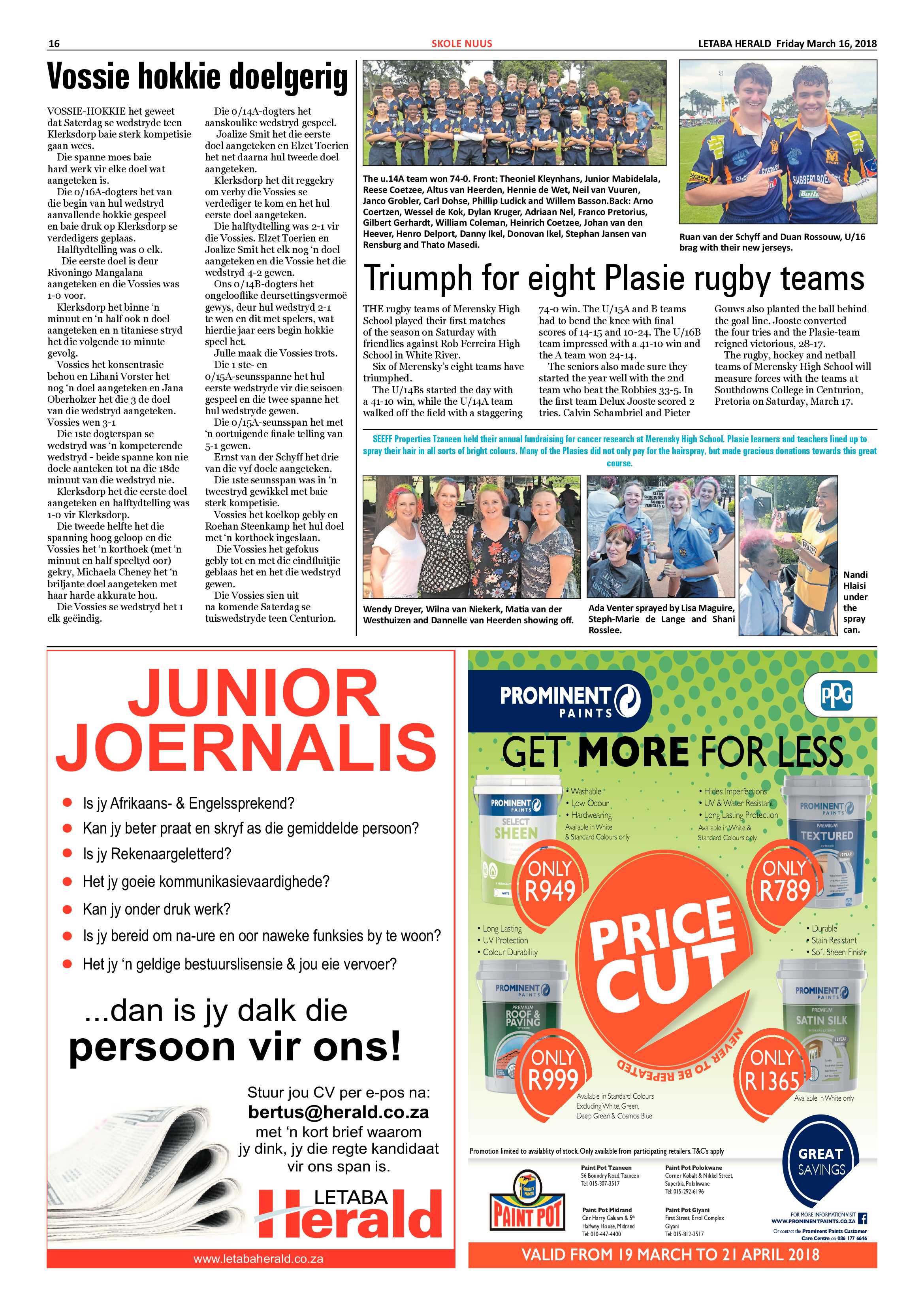 Letaba Herald – 16 March 2018 page 16