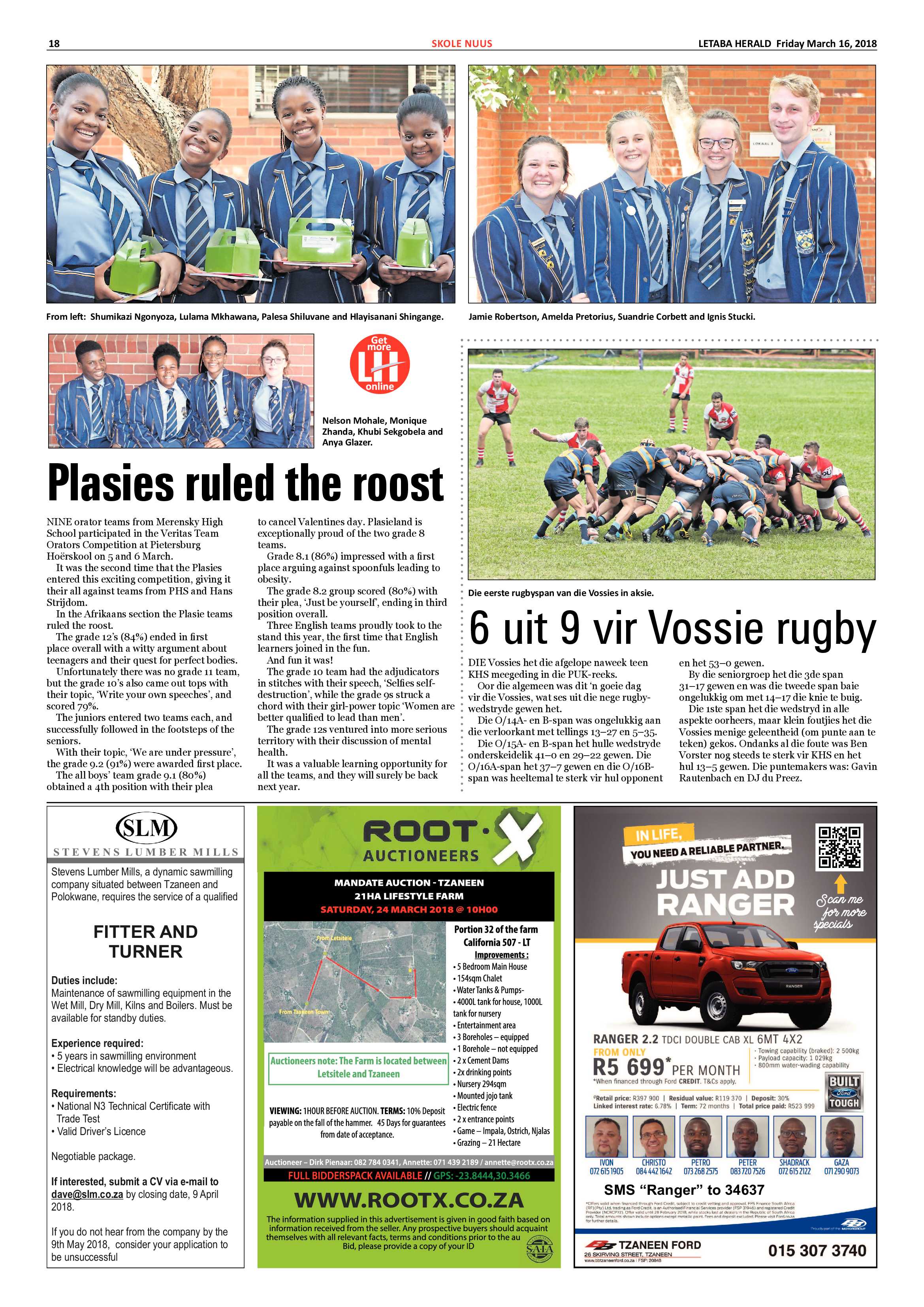 Letaba Herald – 16 March 2018 page 18