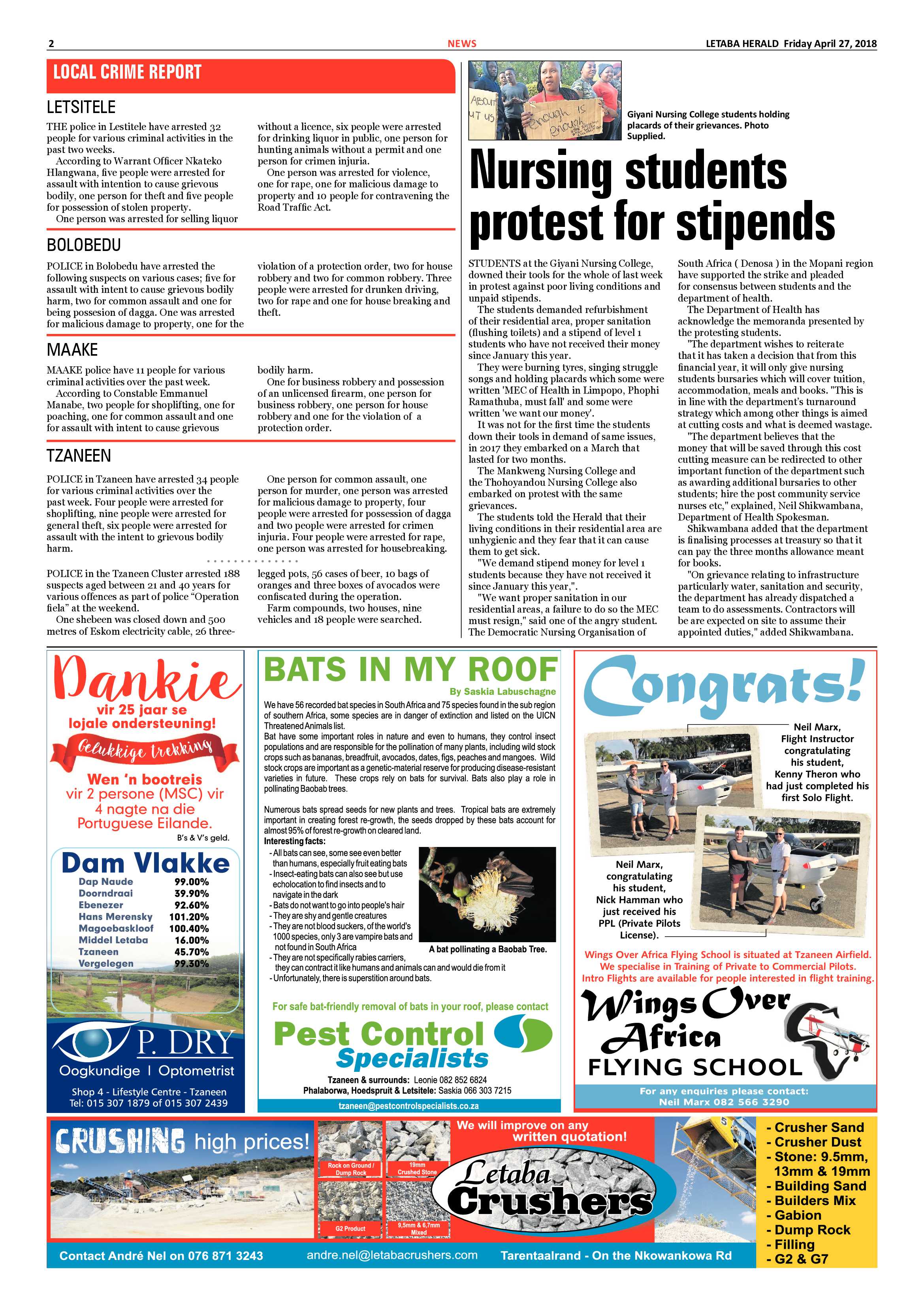 Letaba Herald  – 20 April 2018 page 2