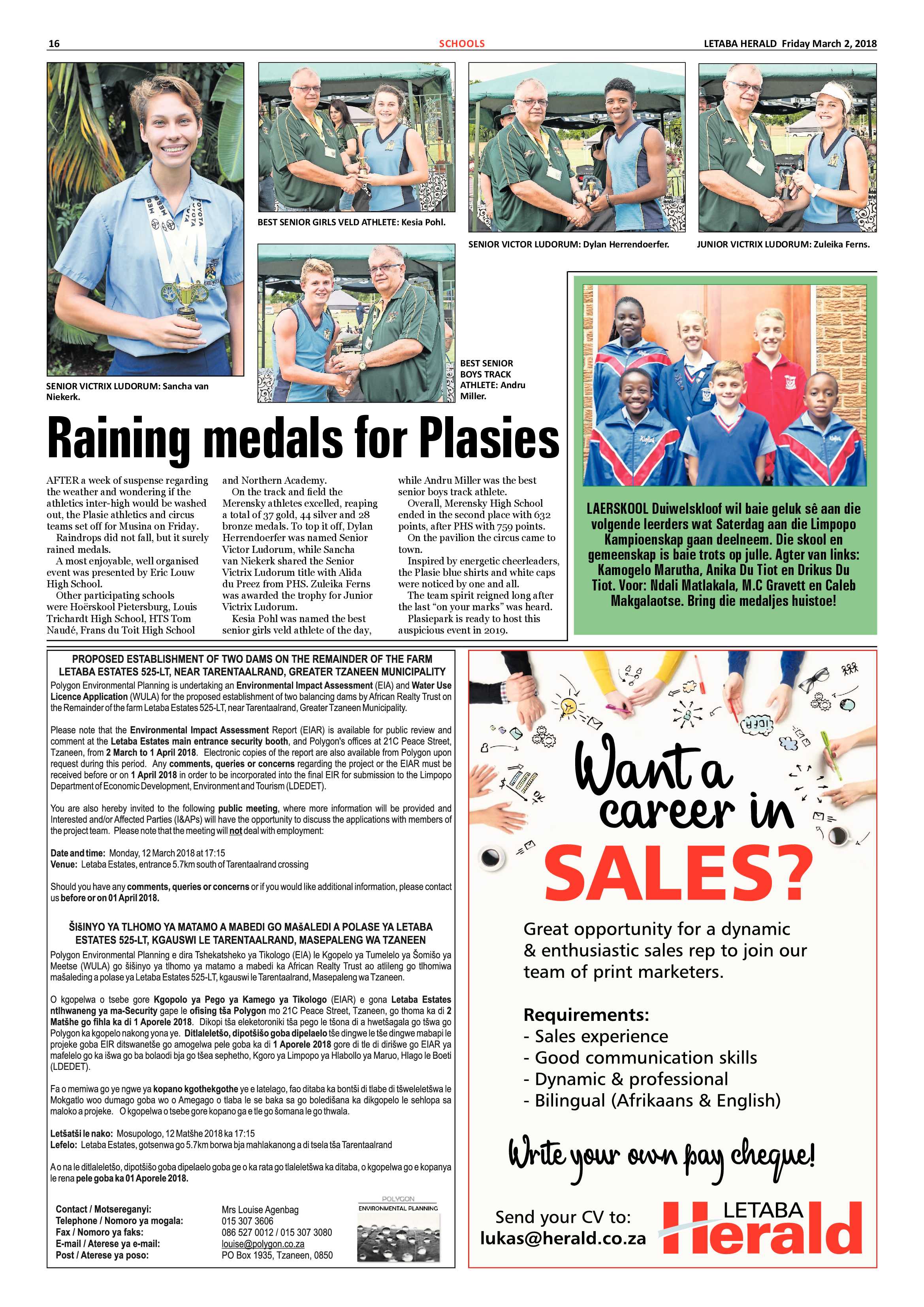 Letaba Herald  – 2 March 2018 page 16