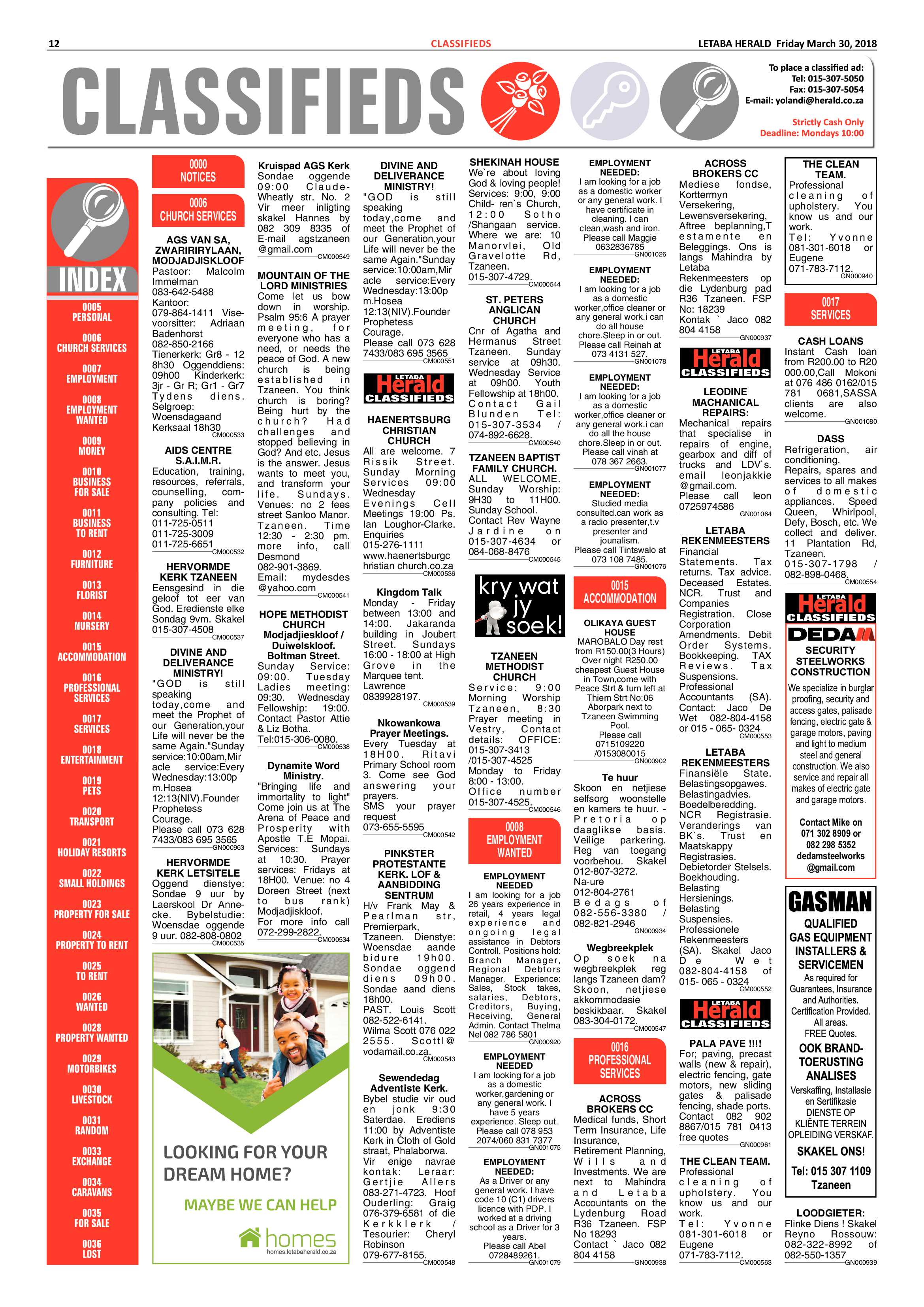 Letaba Herald – 30 March 2018 page 12