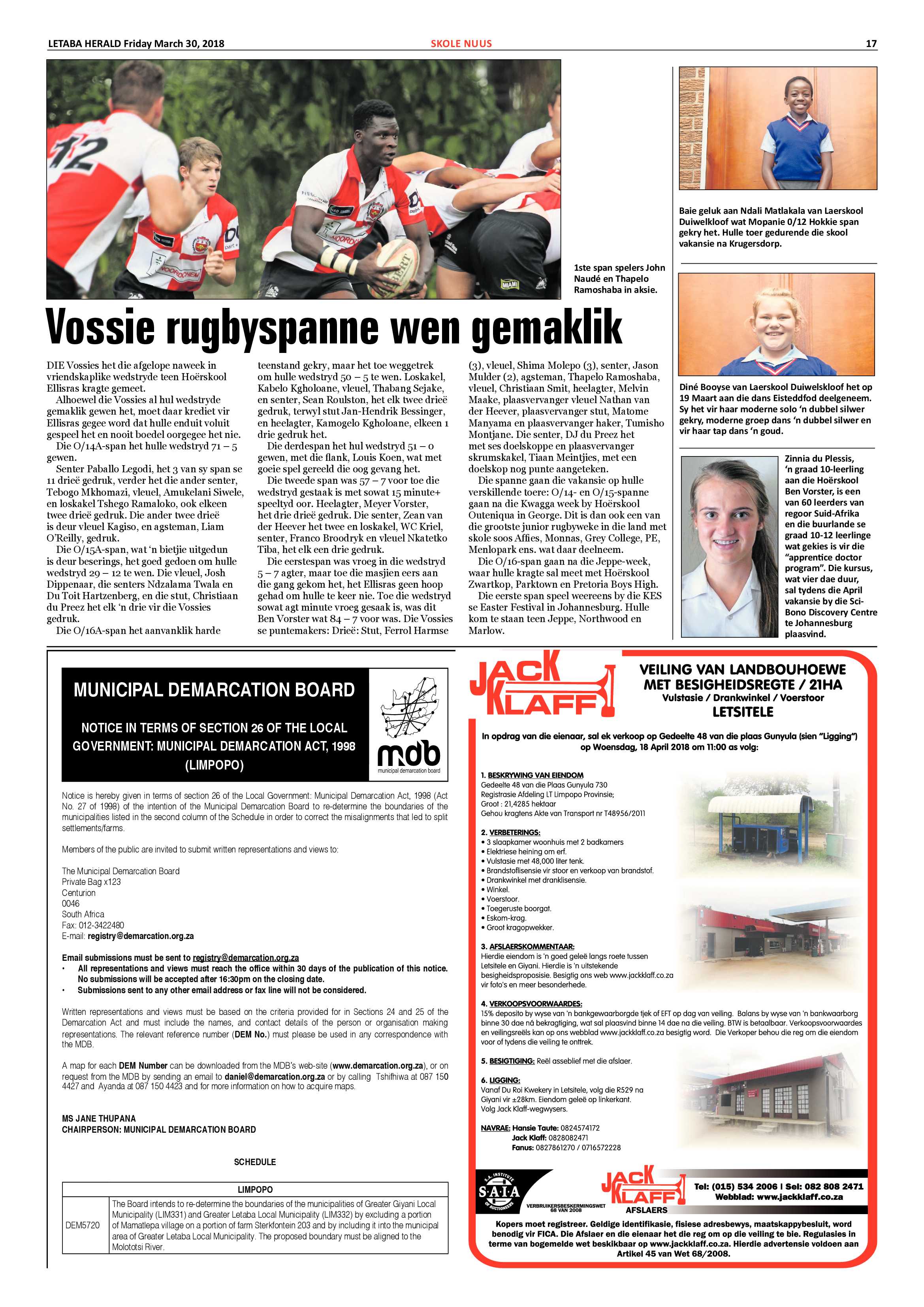 Letaba Herald – 30 March 2018 page 17