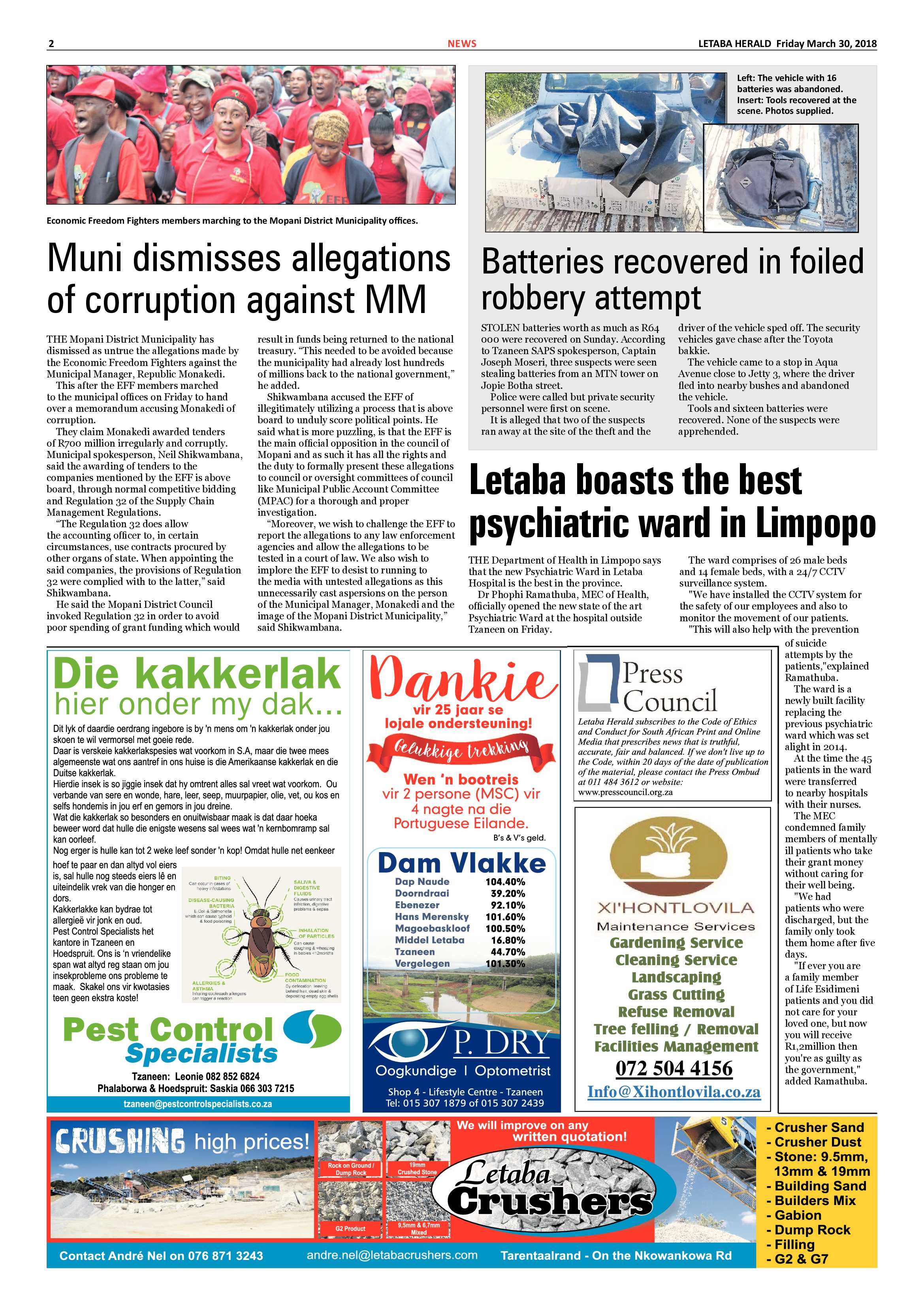 Letaba Herald – 30 March 2018 page 2