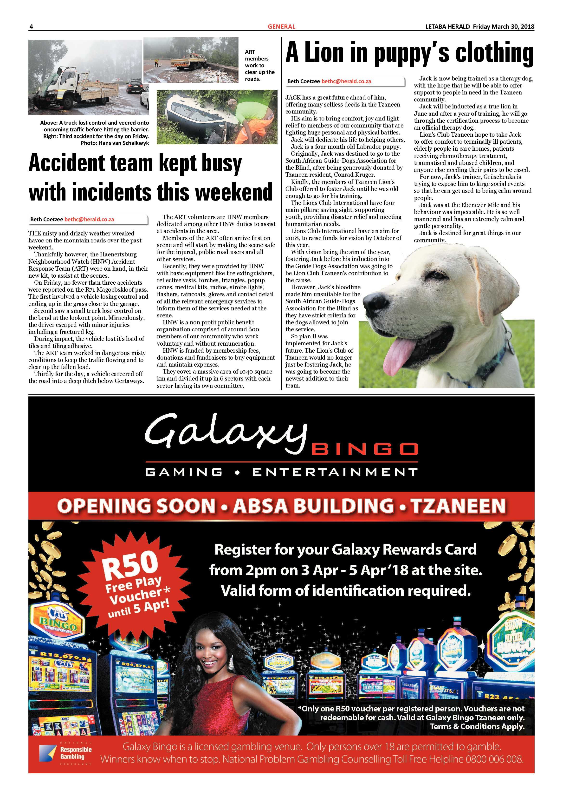 Letaba Herald – 30 March 2018 page 4