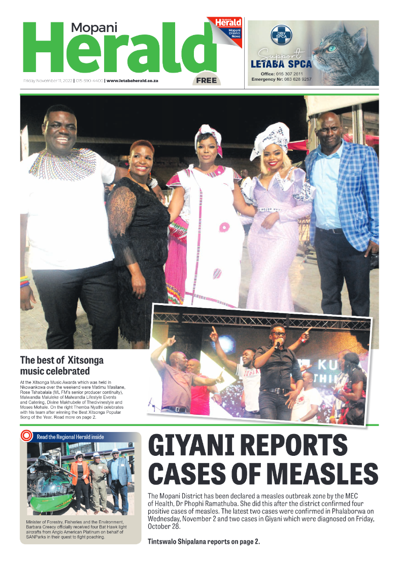 Mopani Herald page 1