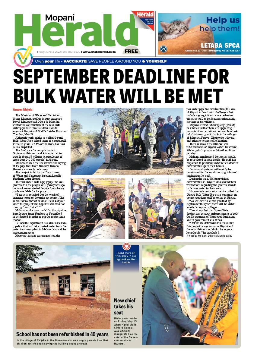 Mopani Herald page 1