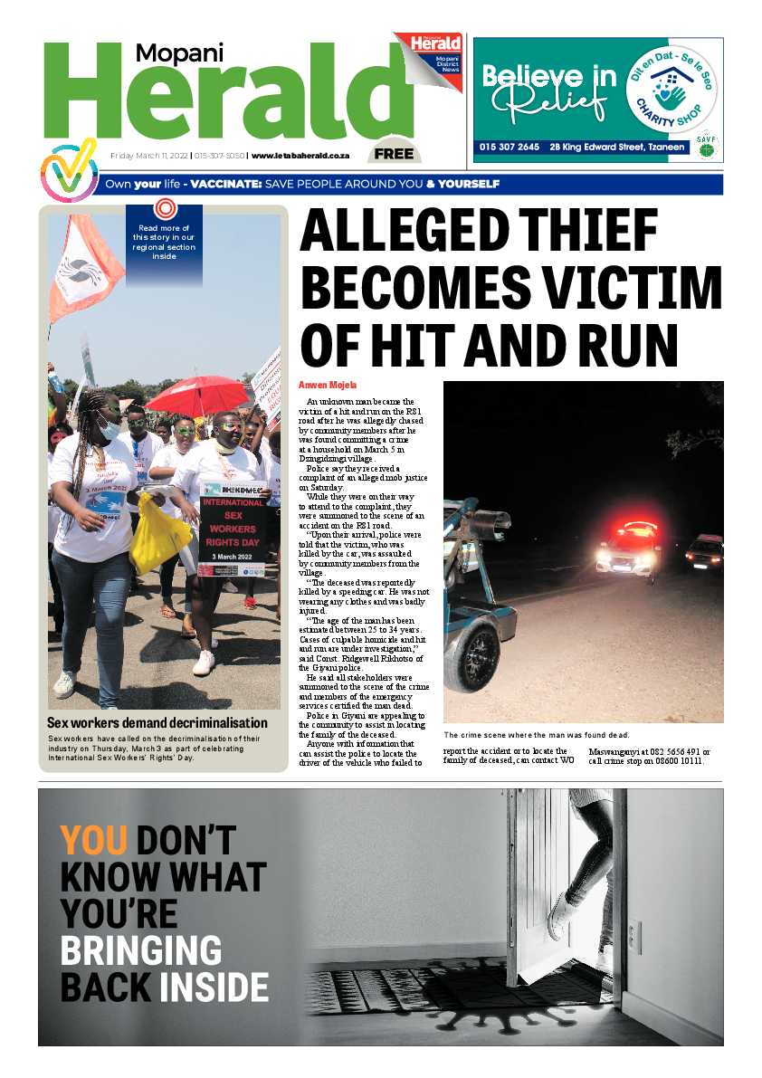 Mopani Herald page 1