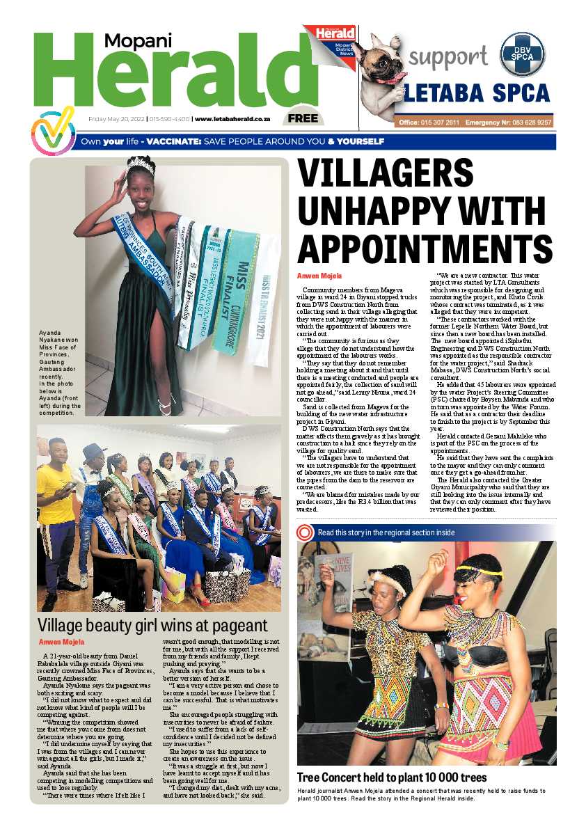 Mopani Herald page 1