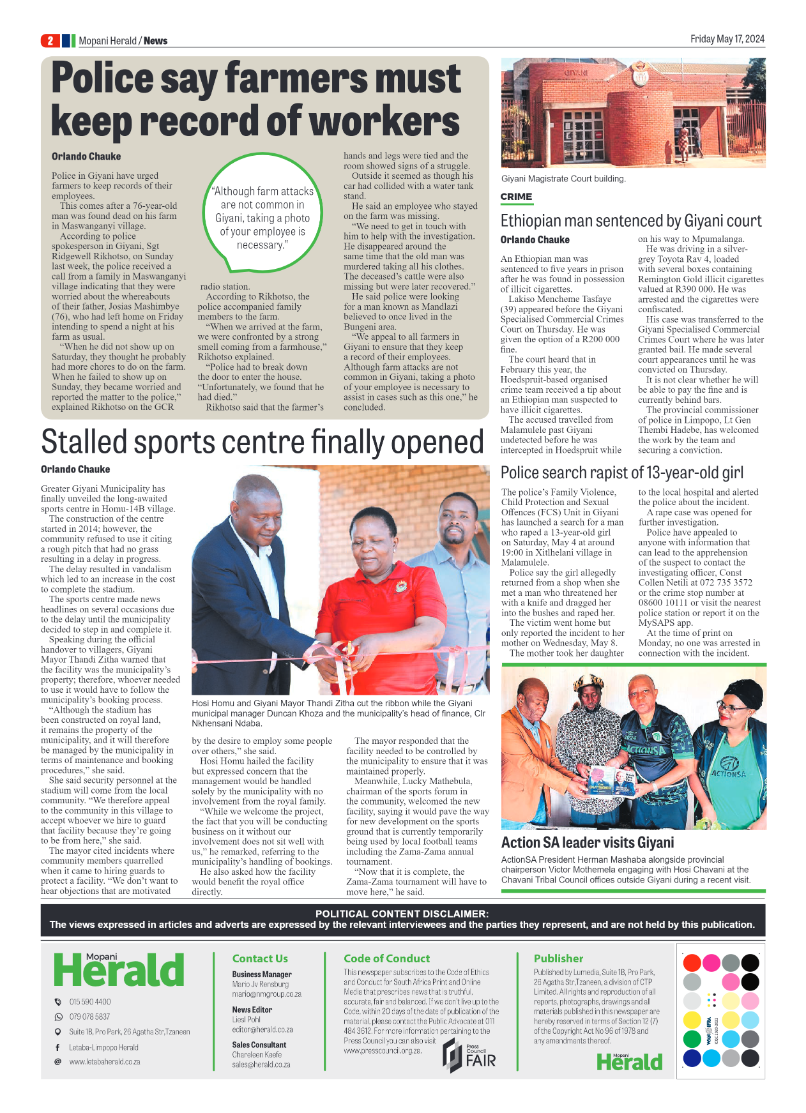 Mopani Herald page 2