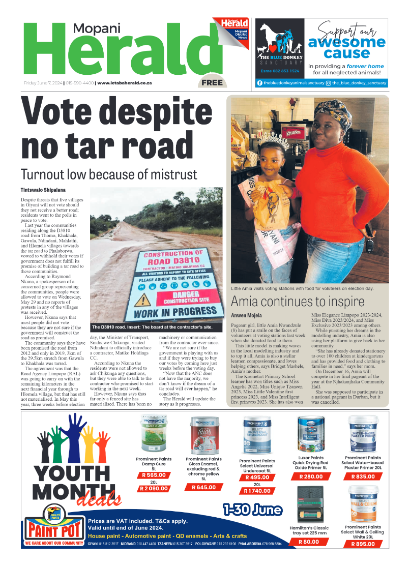 Mopani Herald page 1