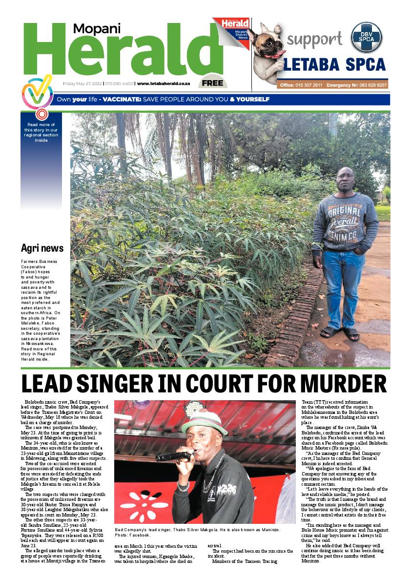 Mopani Herald page 1
