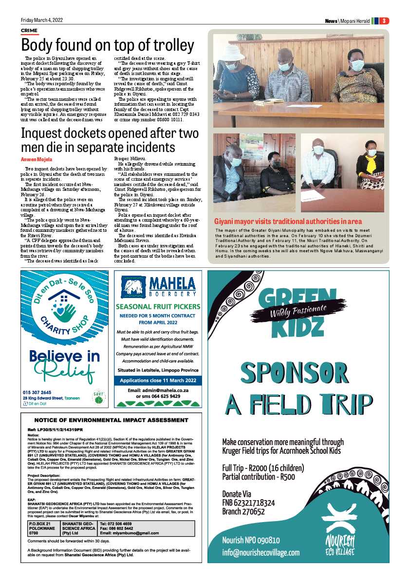 Mopani Herald 04 Mar 2022 page 11
