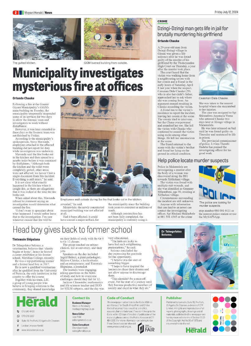 Mopani Herald page 2