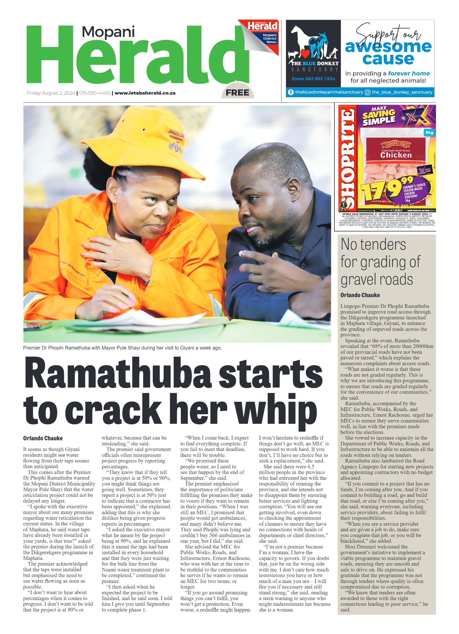 Mopani Herald page 1