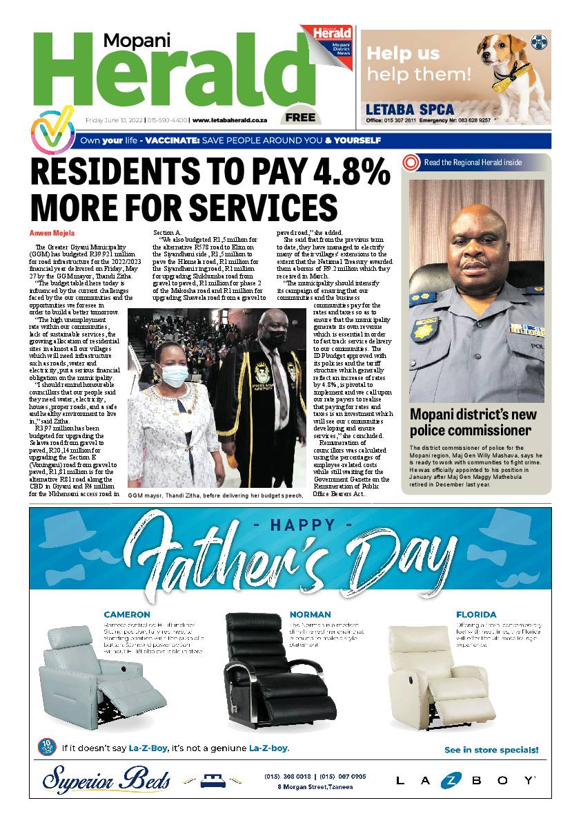 Mopani Herald page 1